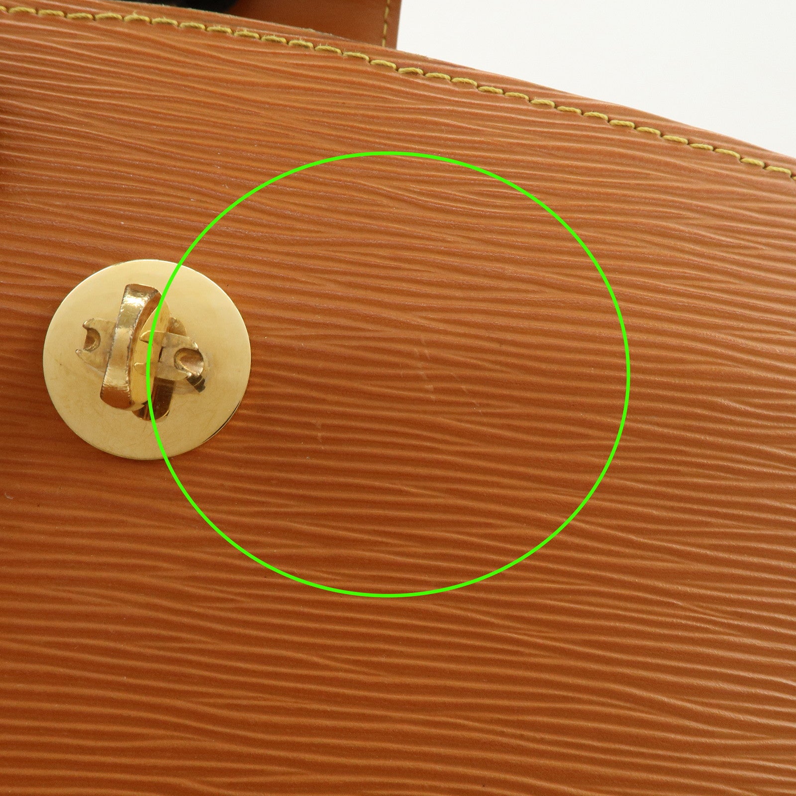 Louis Vuitton Epi Leather Cluny Shoulder Bag Kenya Brown M52253