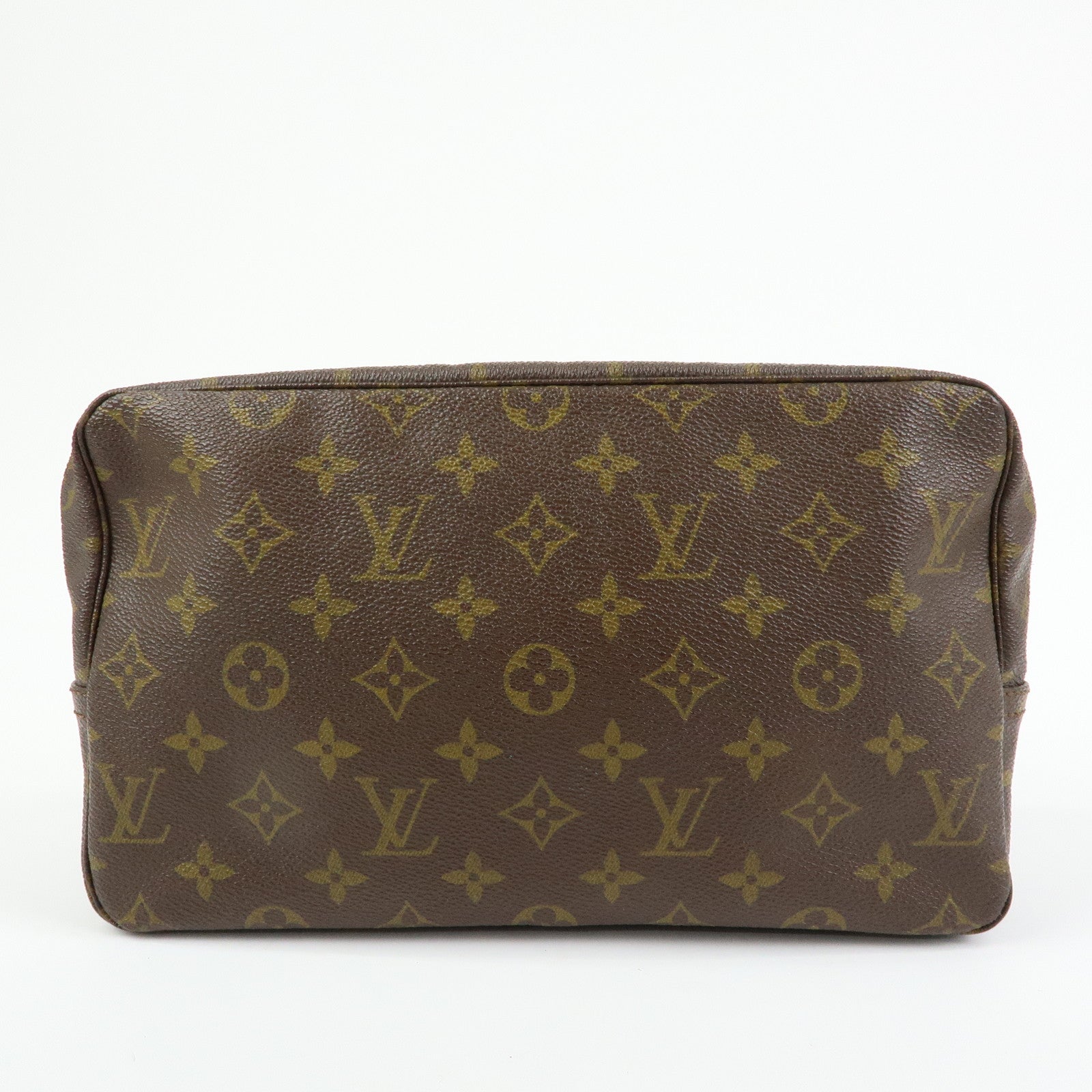 Louis Vuitton Monogram Trousse Toilette 28 Pouch Brown M47522