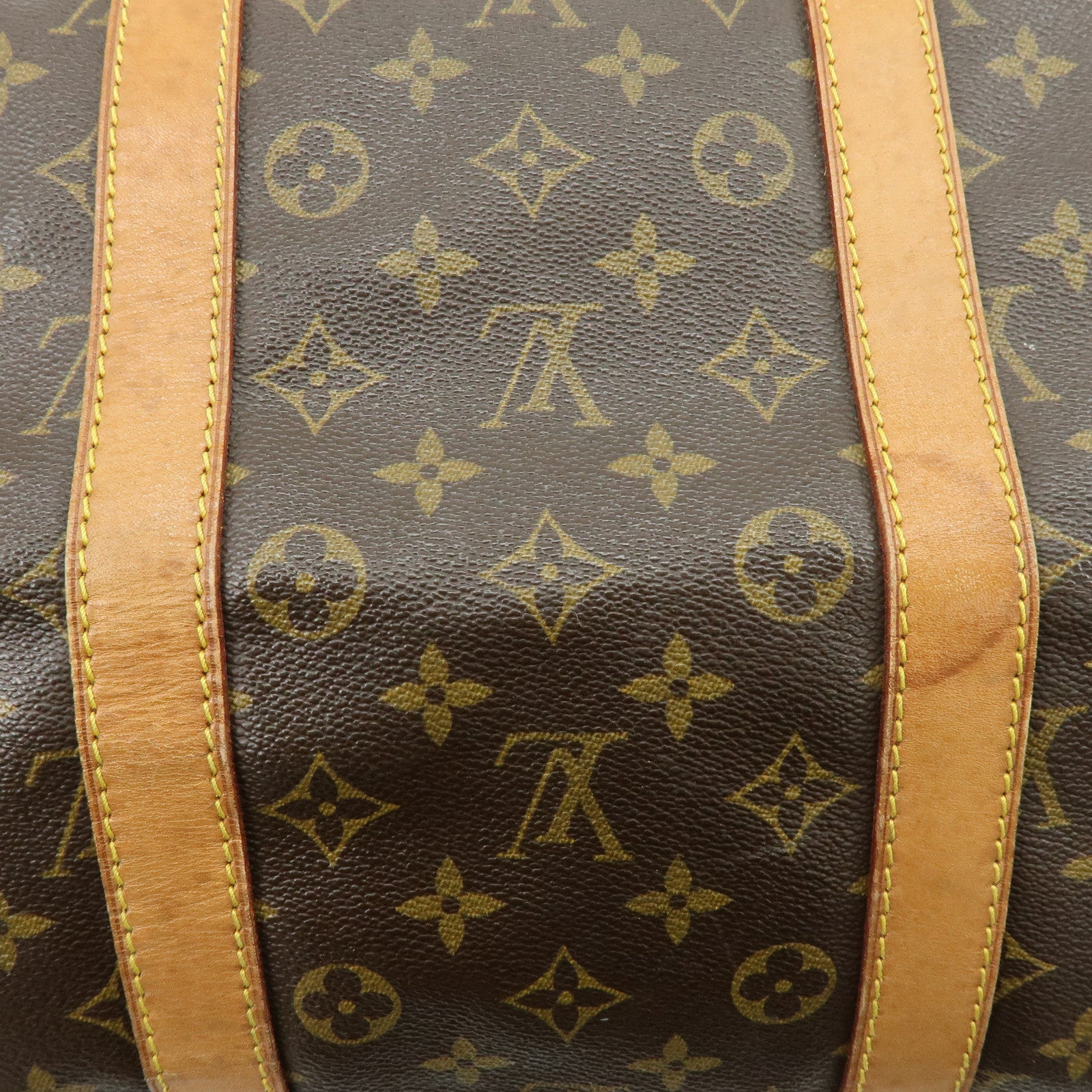 Louis Vuitton Monogram Keep All Bandouliere 55 Boston Bag M41414