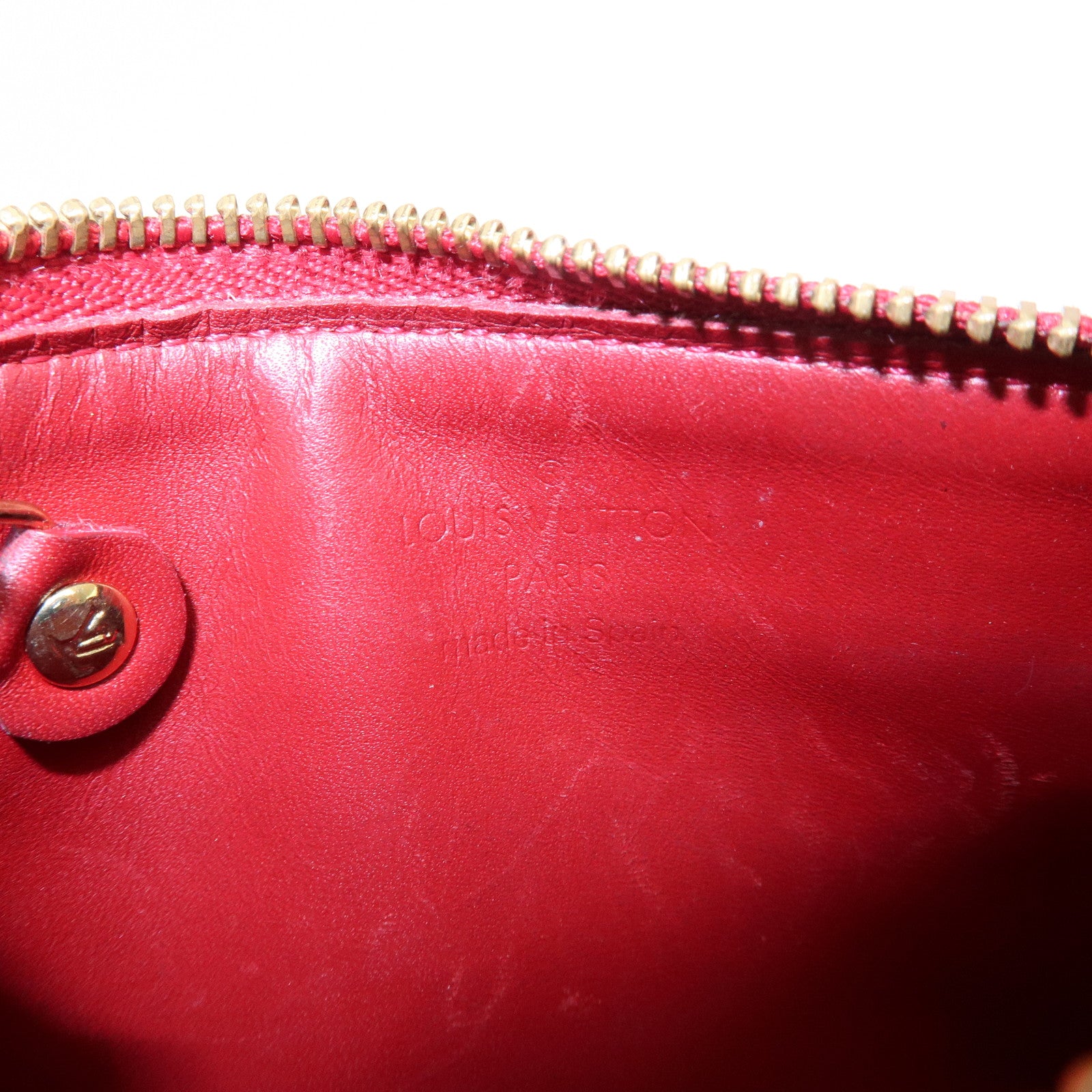 Louis Vuitton Monogram Vernis Pochette Cles NM Coin Case M93559 Used