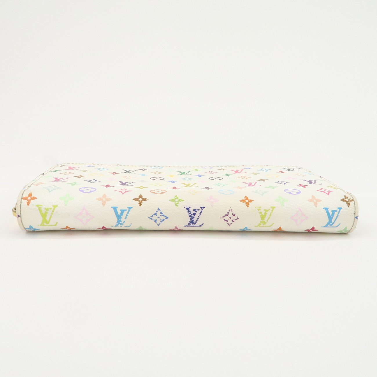 Louis Vuitton Monogram Multicolor Zippy Long Wallet Blanc M60241