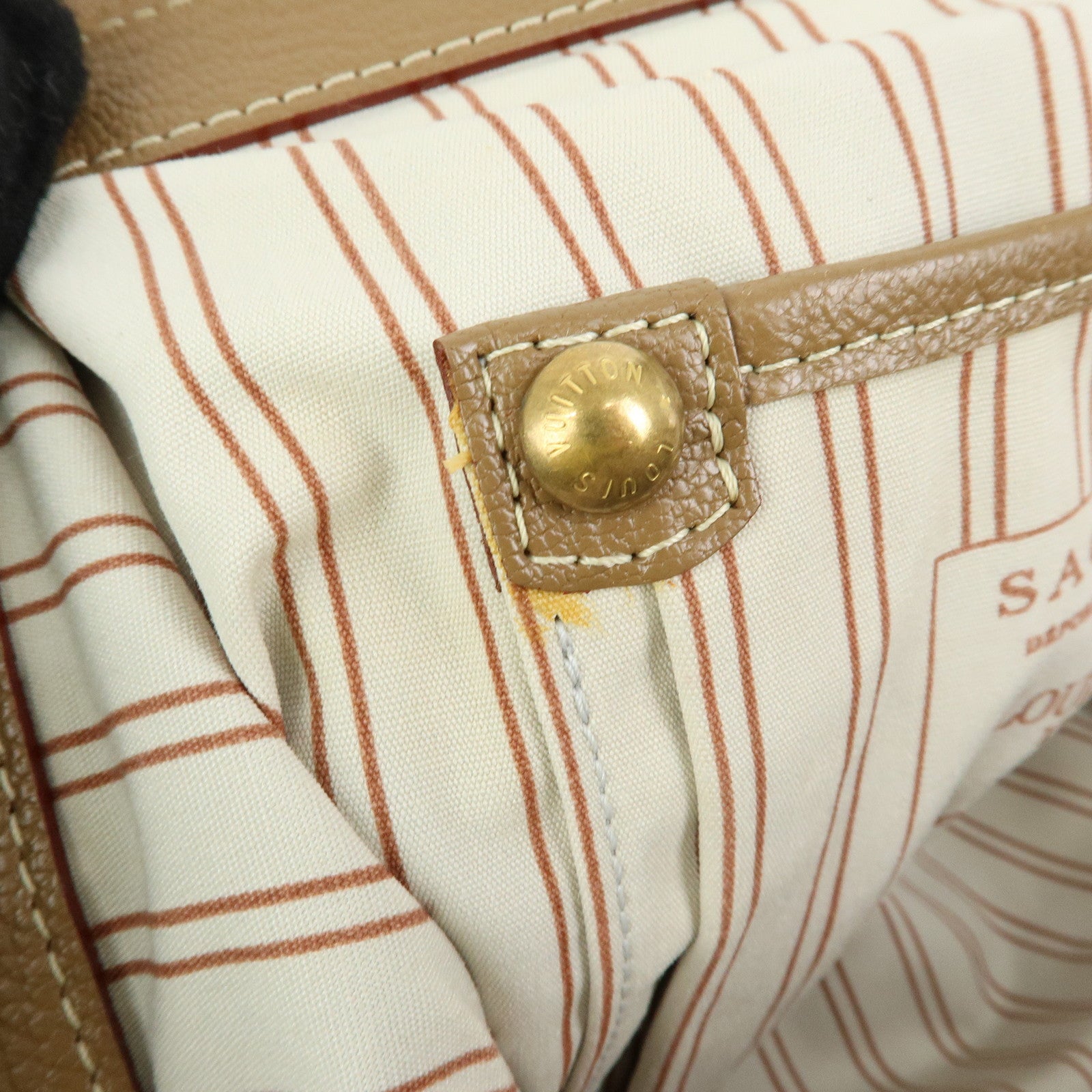 Louis Vuitton Toile Trianon Sac de Nuit MM Canvas Hand Bag M48826