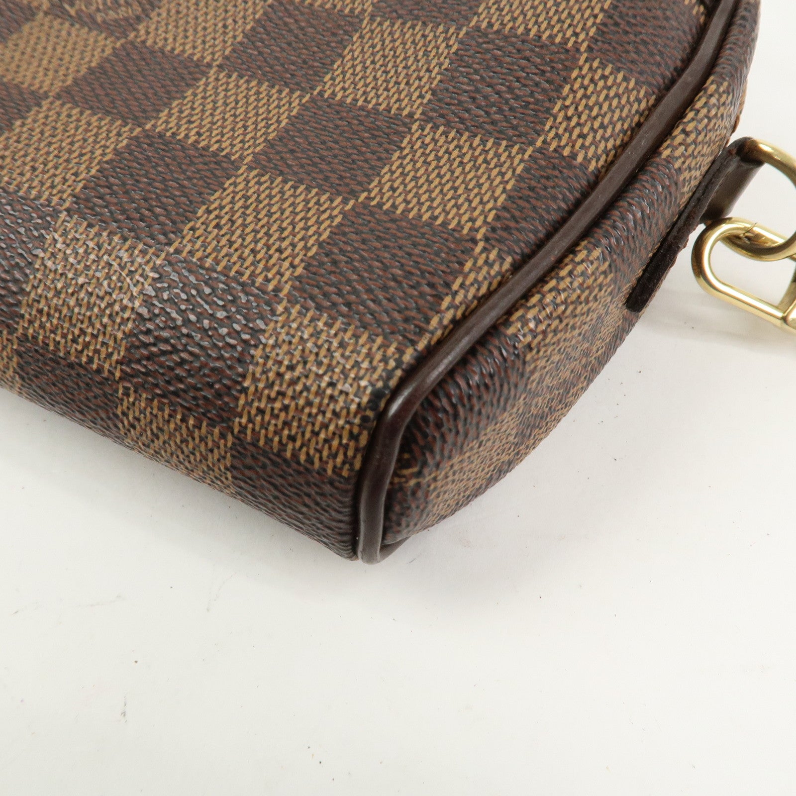 Louis Vuitton Damier Pochette Ipanema Shoulder Bag Ebene N51296