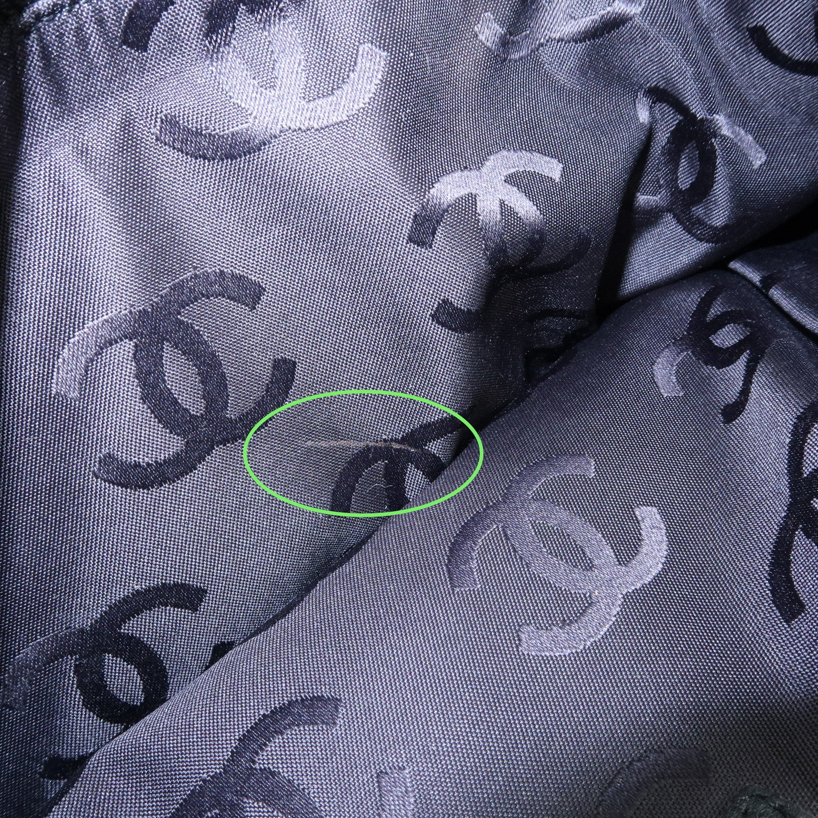 CHANEL COCO Mark Caviarskin Shoulder Bag Tote Bag Black