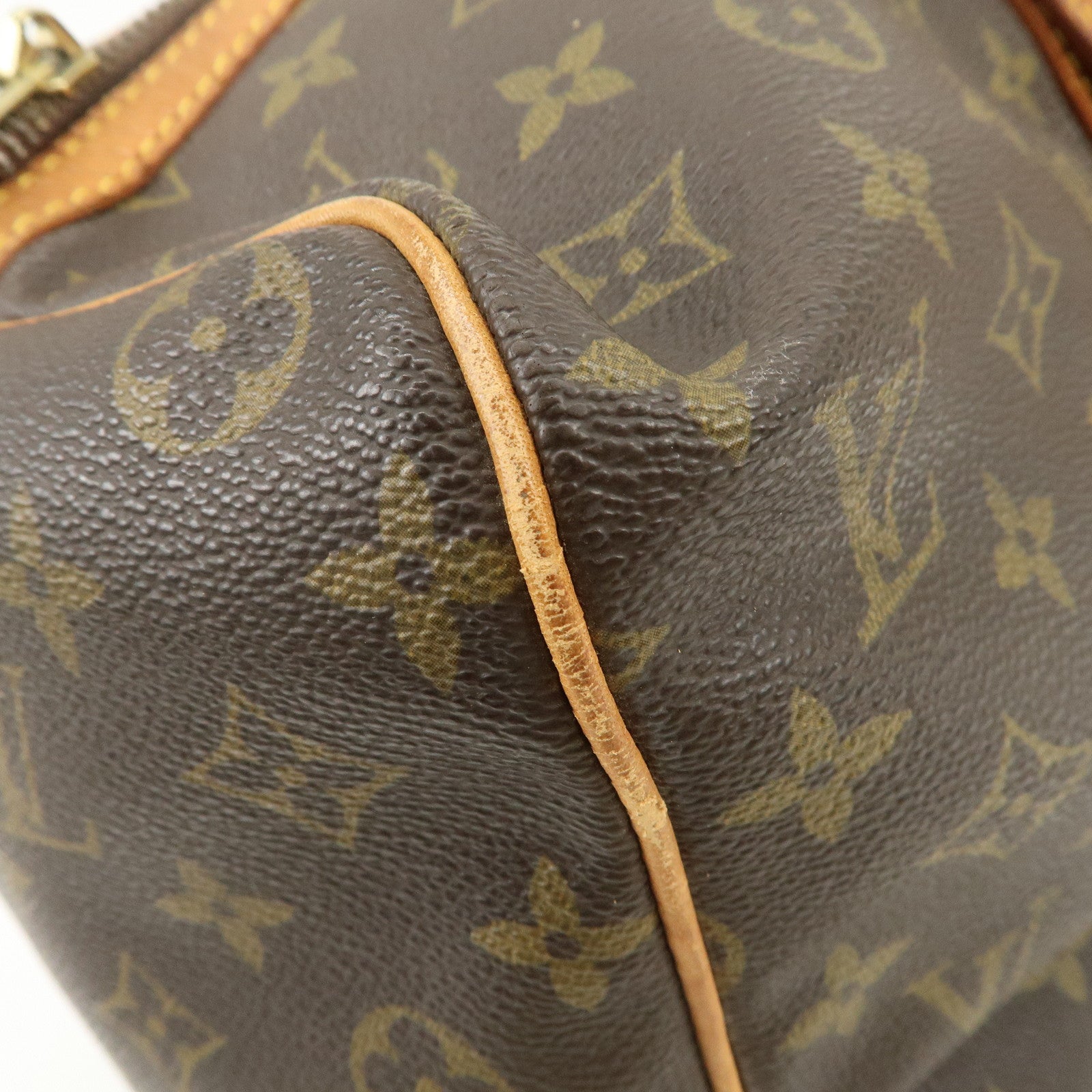 Louis Vuitton Monogram Sac Souple 45 Boston Bag Brown M41624