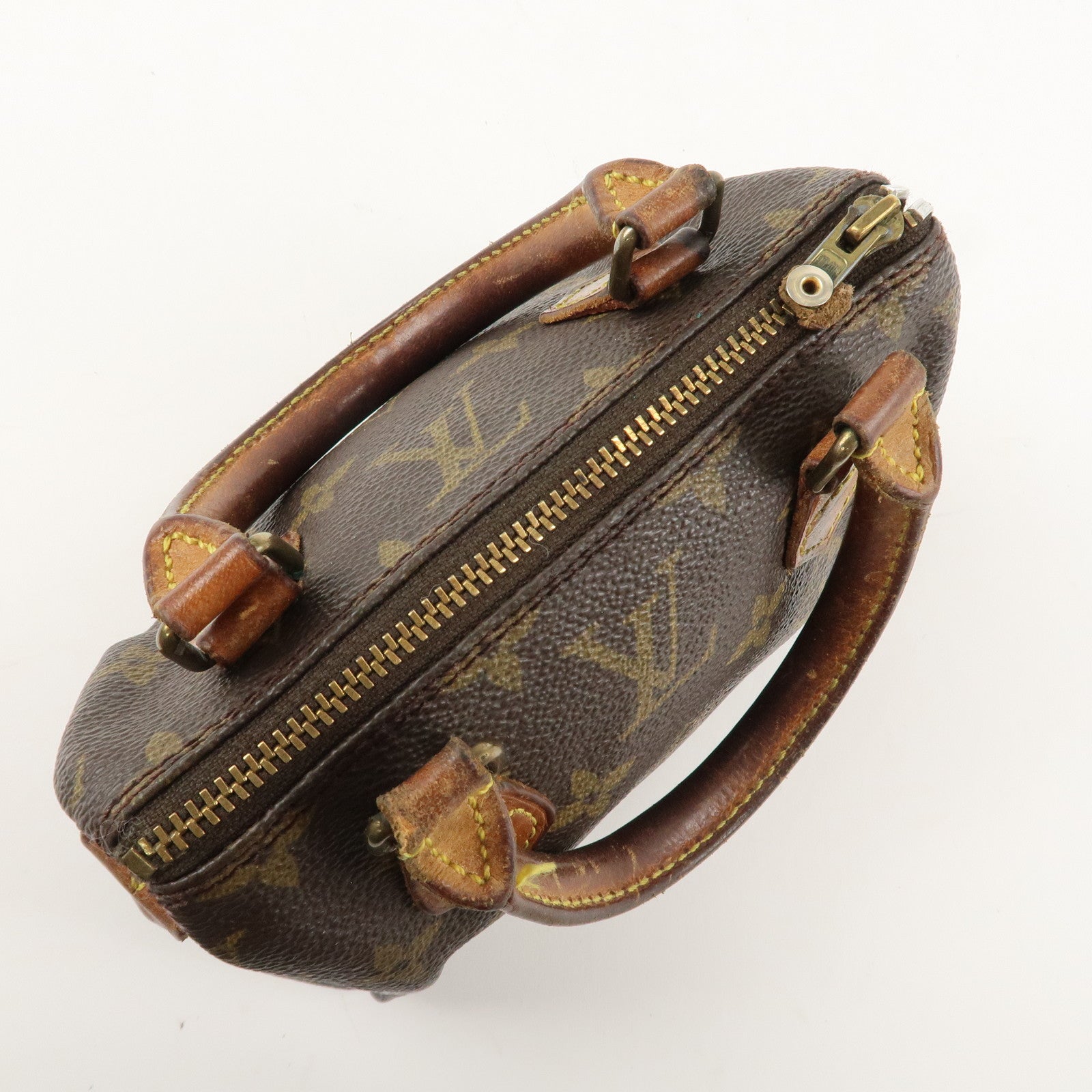 Louis Vuitton Monogram Mini Speedy Hand Bag M41534 Used