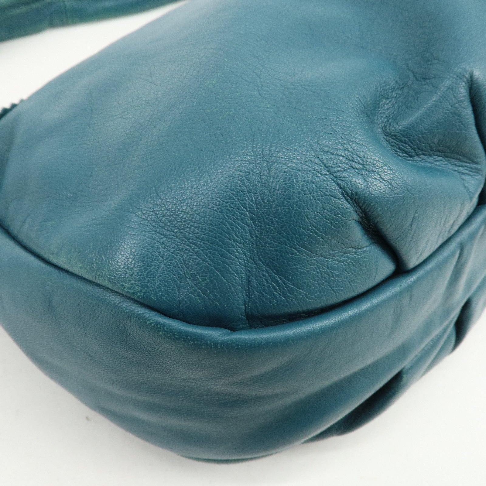 LOEWE Viento 30 Leather Shoulder Bag Hand Bag Blue