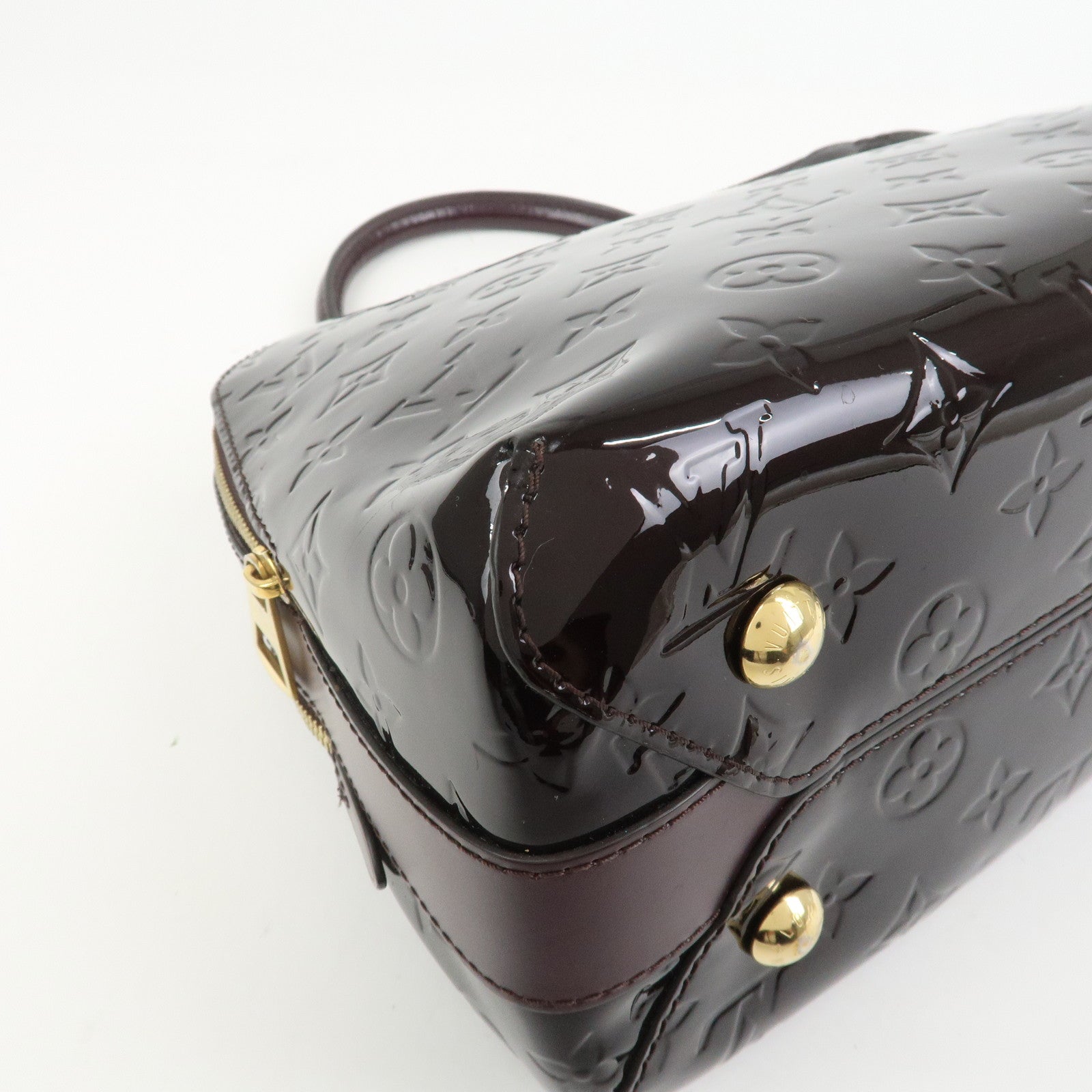 Louis Vuitton Monogram Vernis Melrose 2Way Hand Bag Amarante M42693