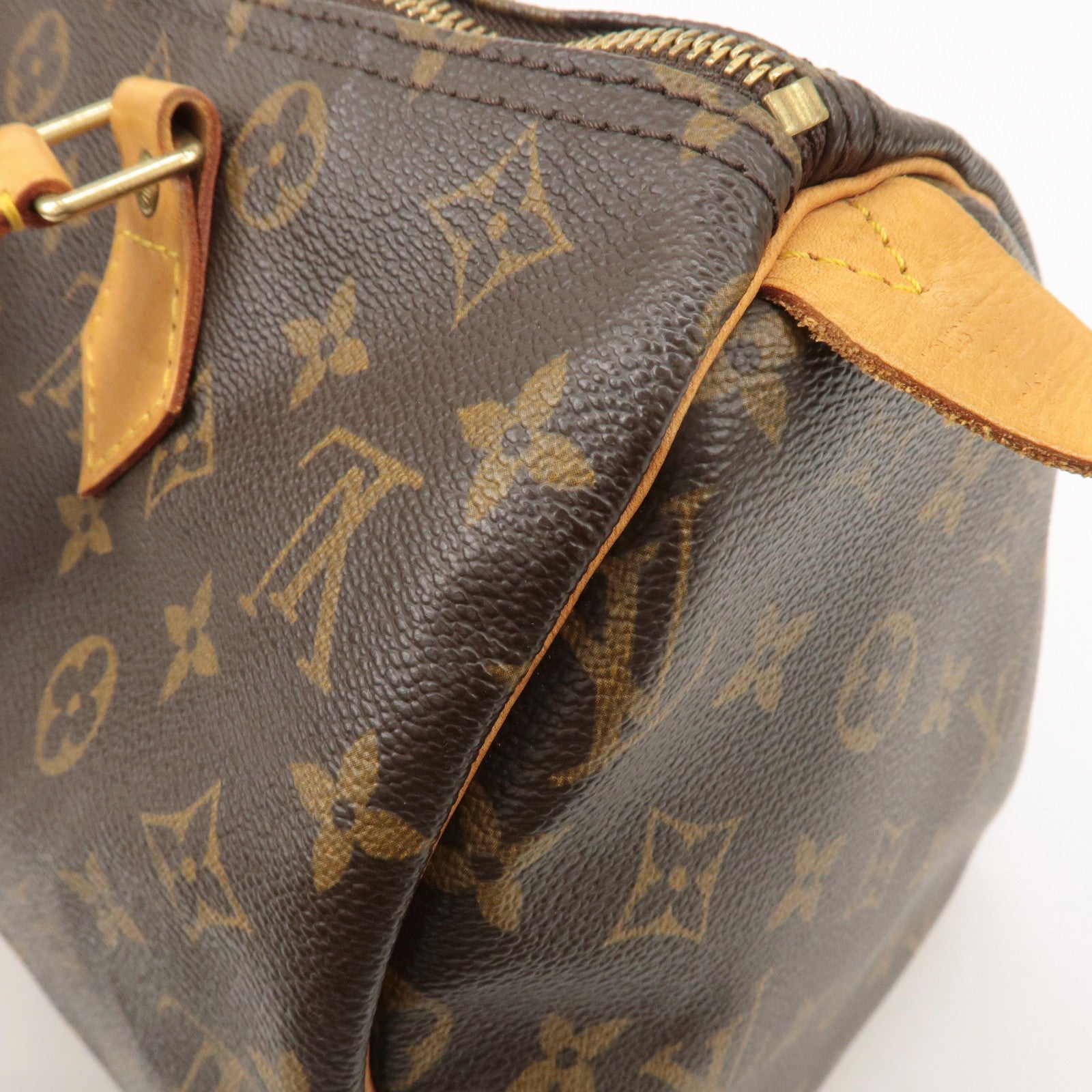 Louis Vuitton Monogram Speedy 30 Hand Bag Boston Bag M41526 Used