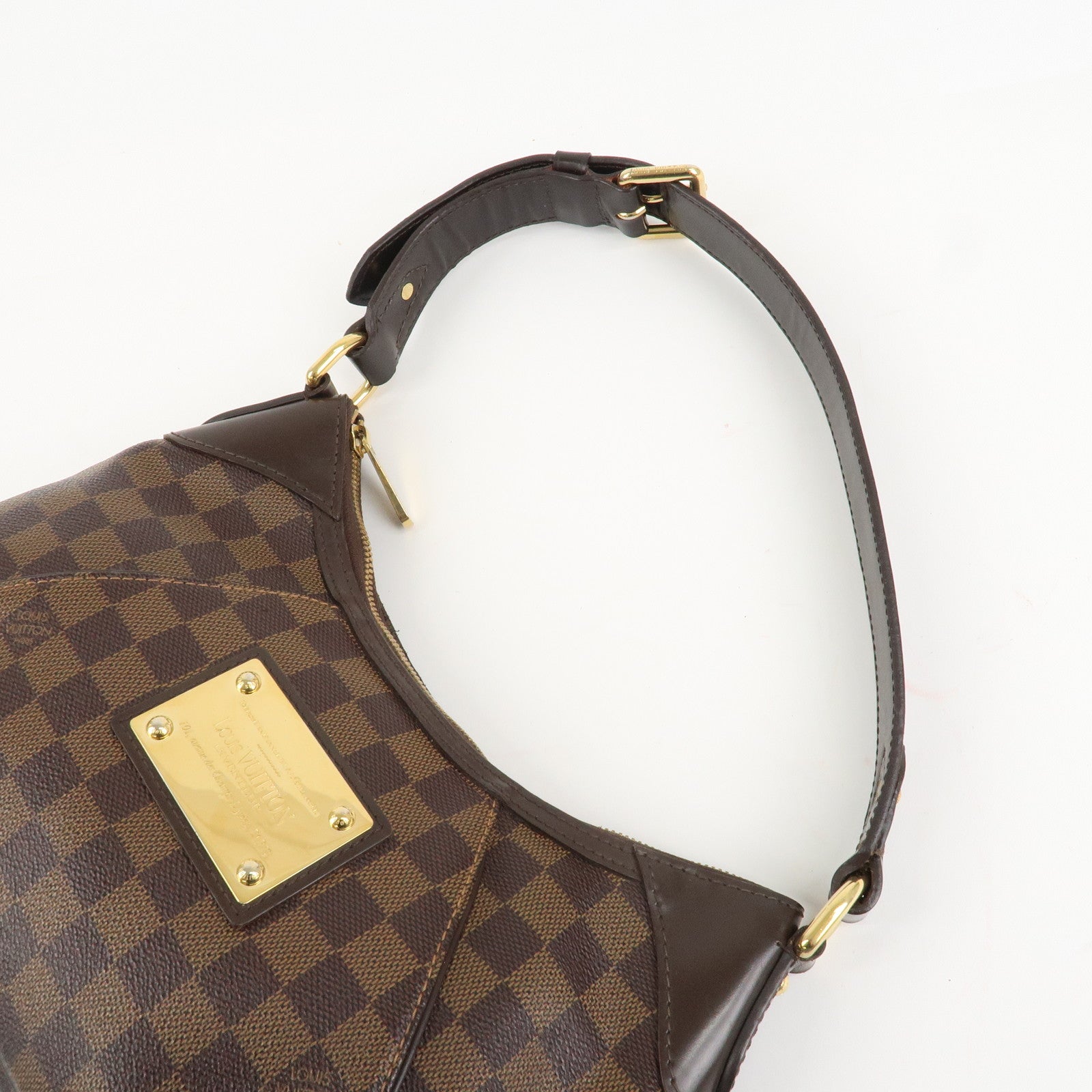 Louis Vuitton Damier Thames PM Shoulder Bag Hand Bag N48180 Used
