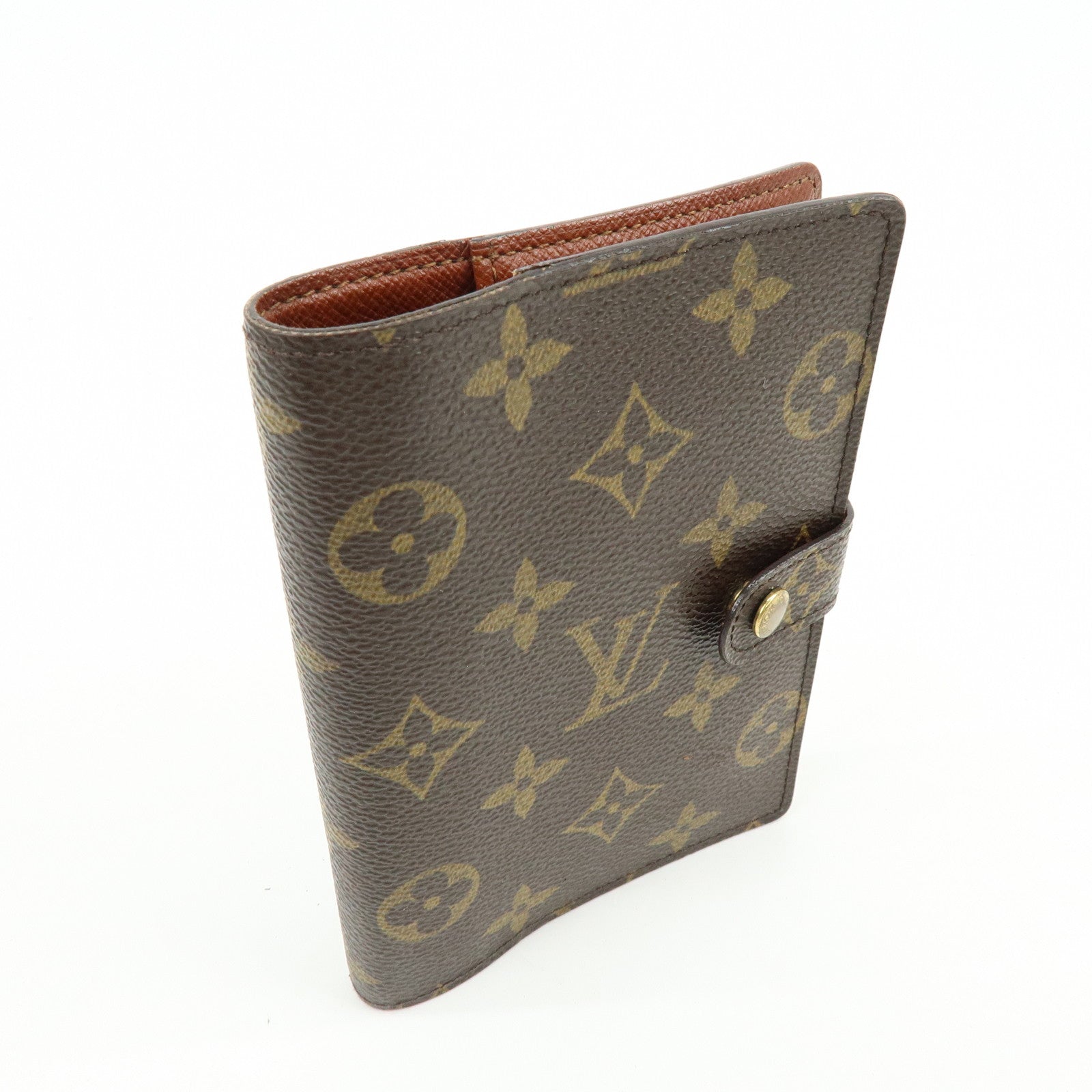 Louis Vuitton Monogram Agenda PM Planner Cover Brown R20005