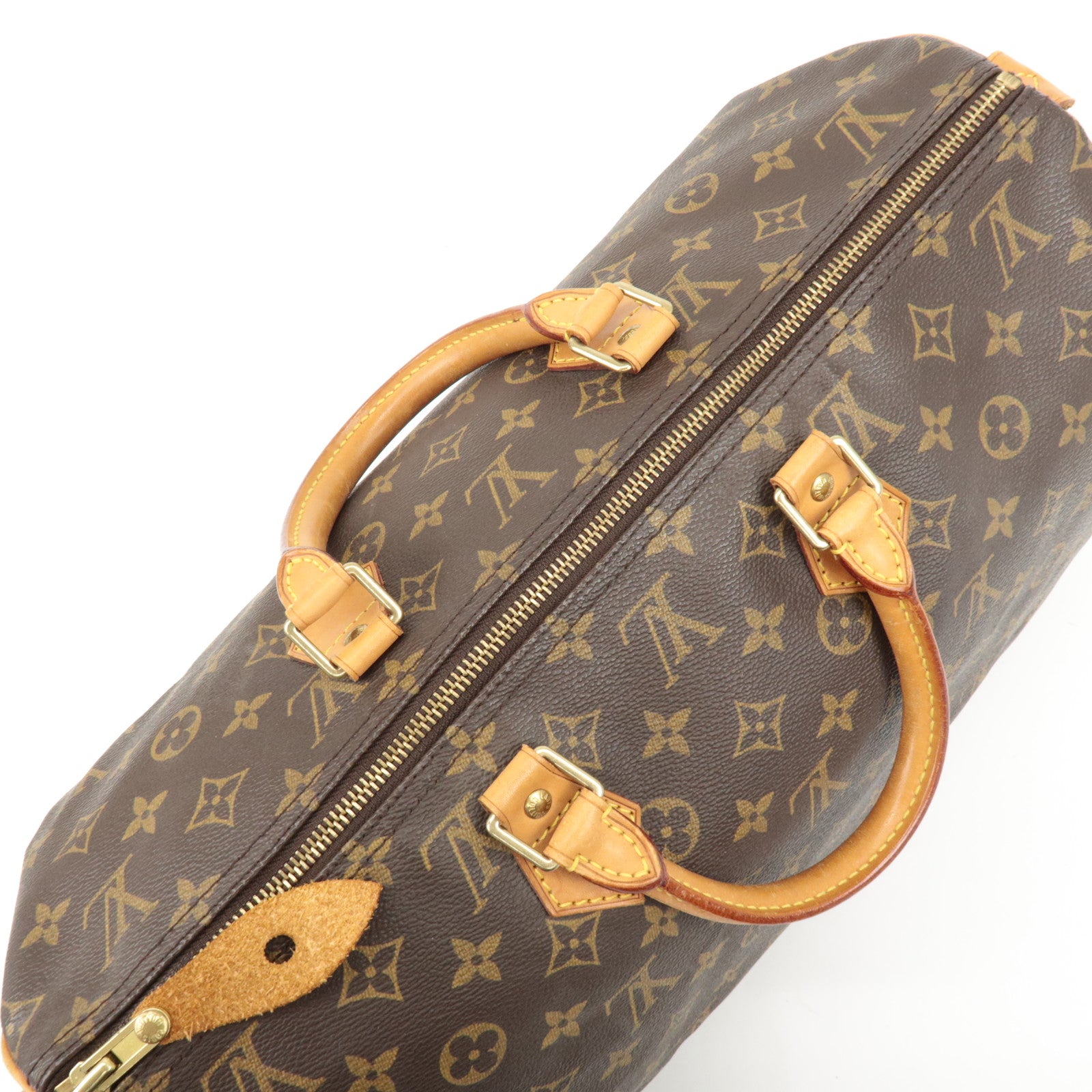 Louis Vuitton Monogram Speedy 40 Hand Bag Boston Bag M41522 Used