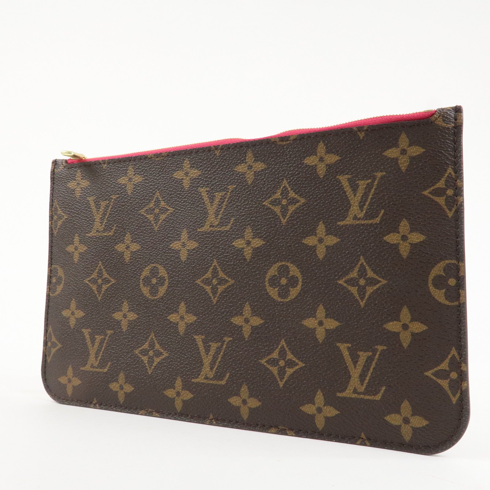Louis Vuitton Monogram Pouch for Neverfull MM Brown Used