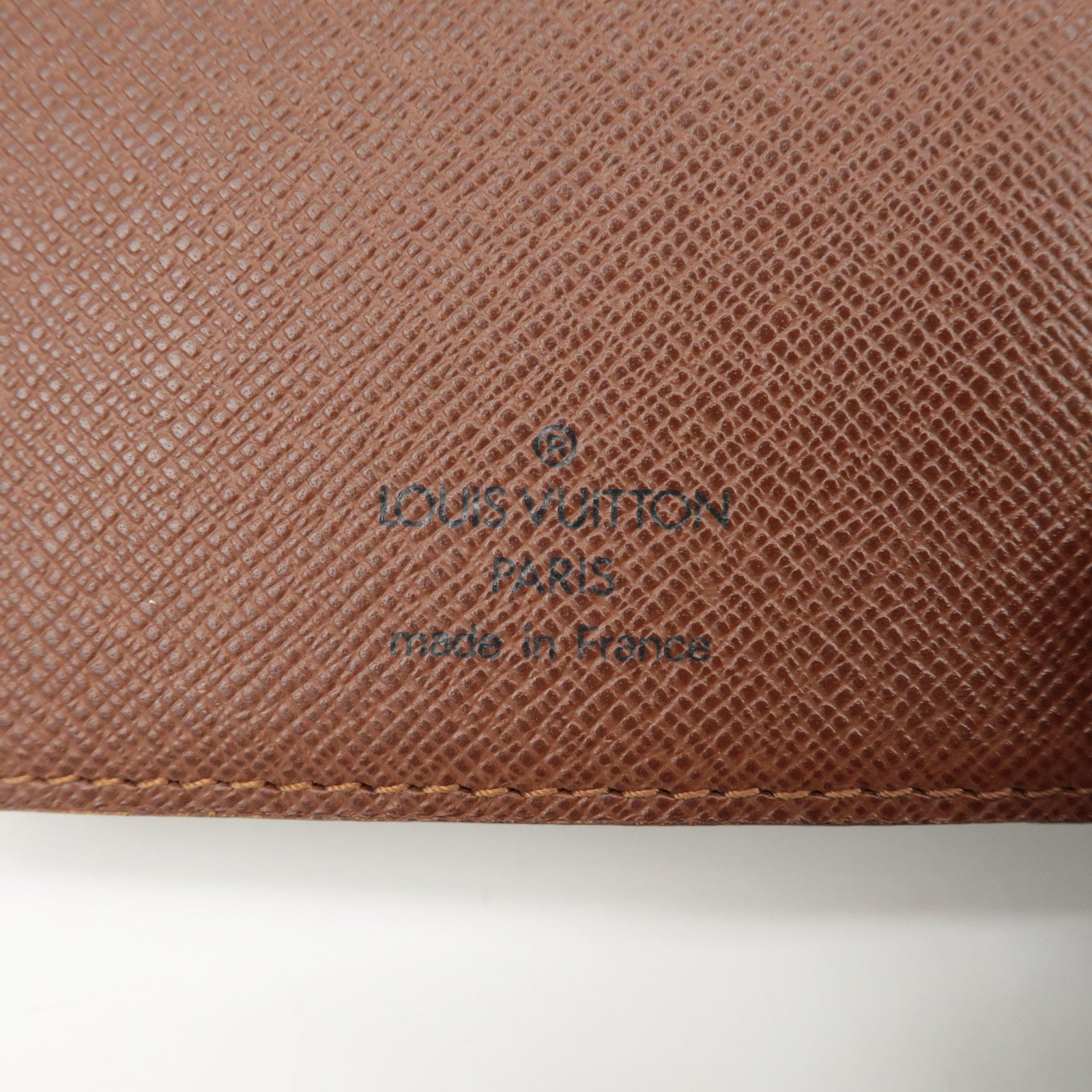 Louis Vuitton Monogram Porte Papier Zip Bi-fold Wallet Brown M61207 Used