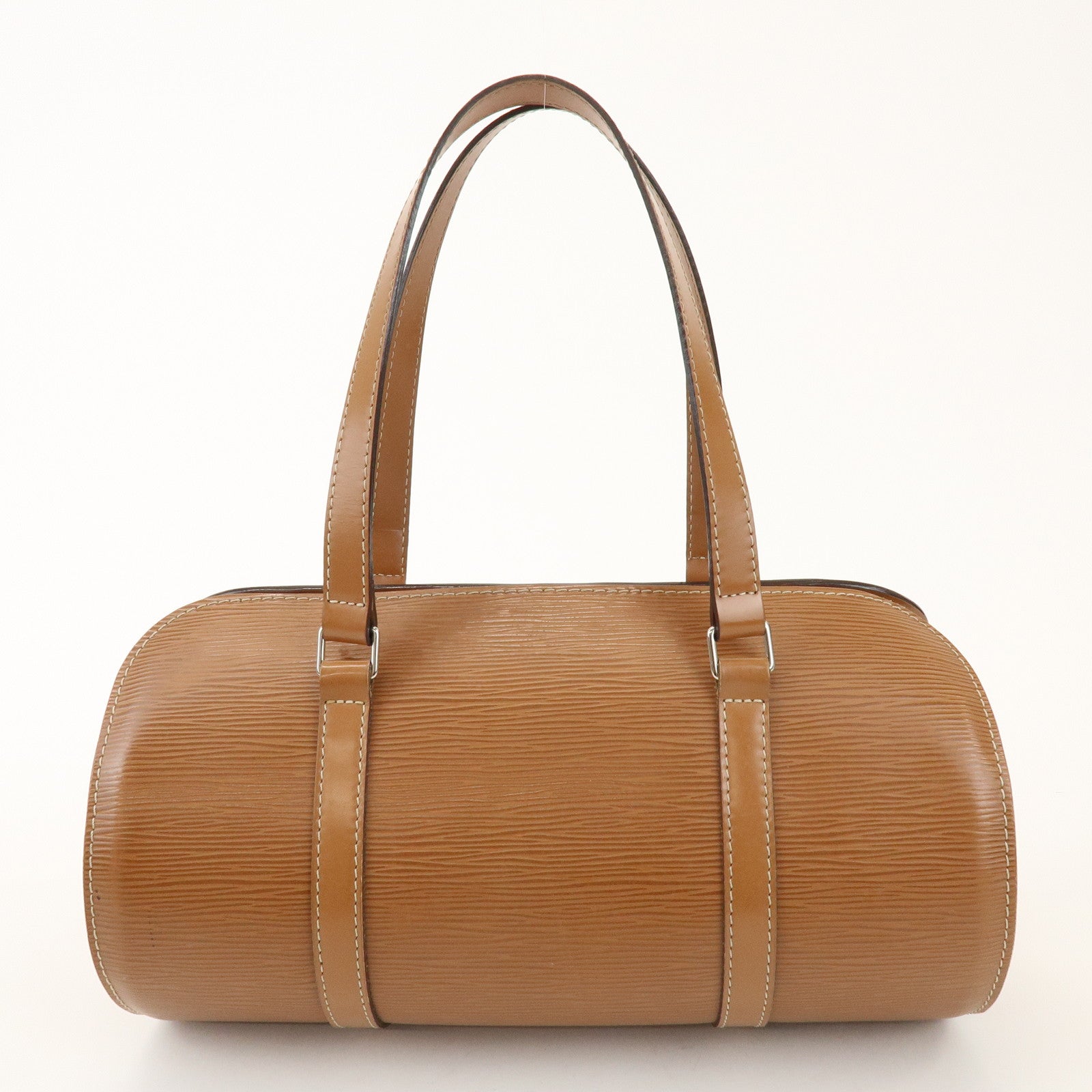Louis Vuitton Epi Soufflot Leather Shoulder Hand Bag Canelle M52861