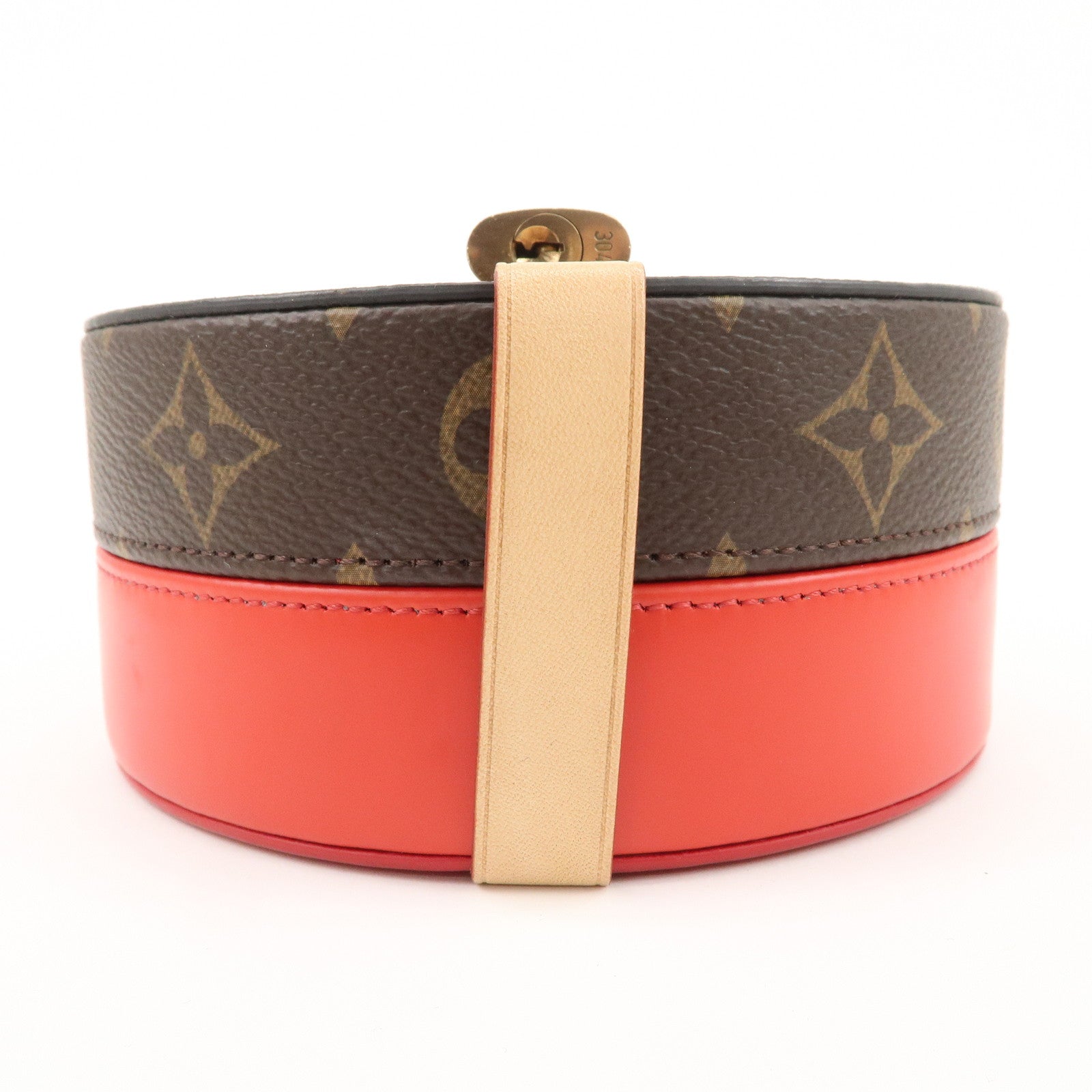 Louis Vuitton Monogram Boite Lock Me Jewelry Box Make Box GI0352 Used