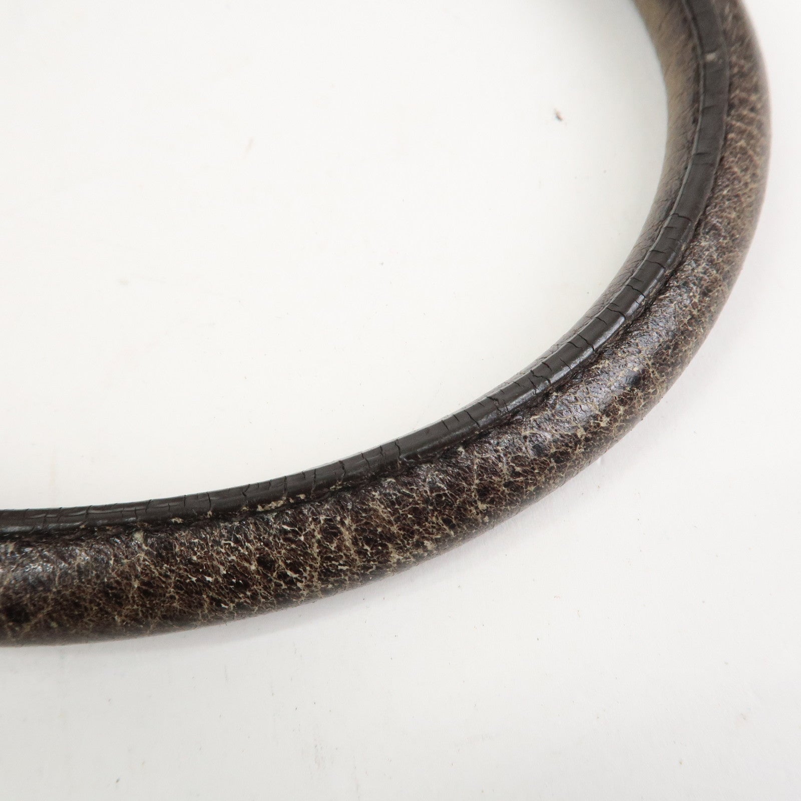 PRADA Leather 2Way Bag Hand Bag Shoulder Bag Brown