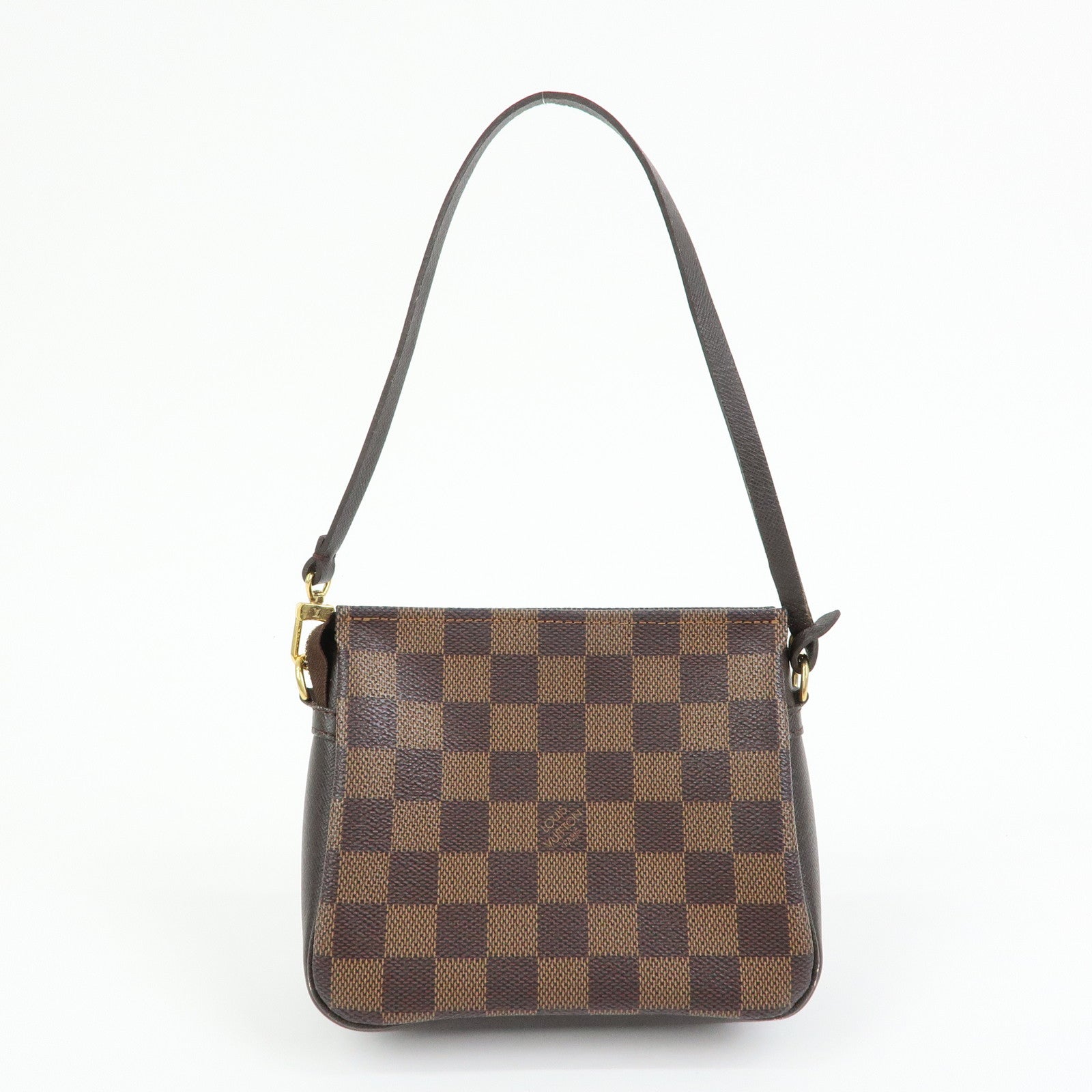 Louis Vuitton Damier Trousse Makeup Accessory Pouch Brown N51982