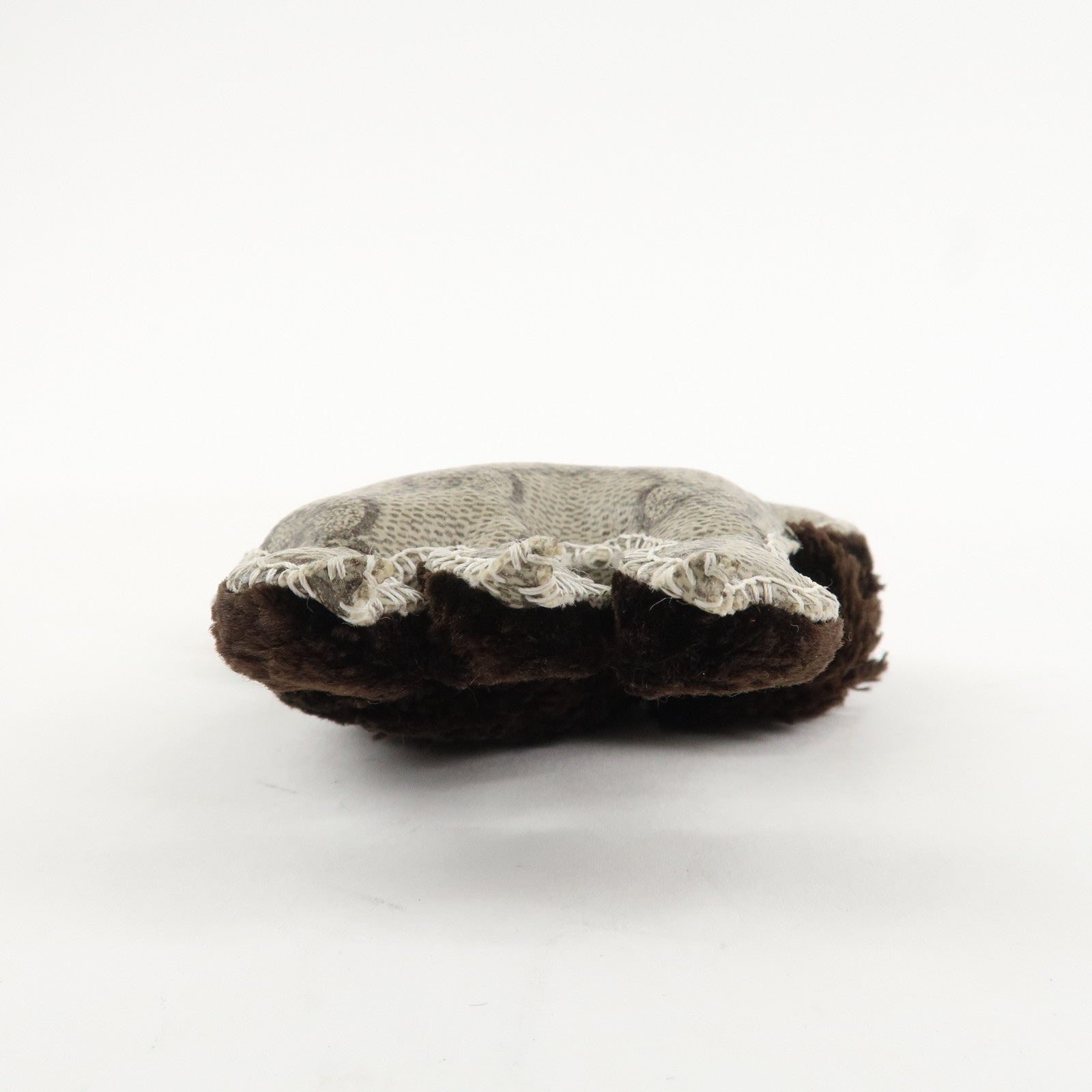 GUCCI Gucciori Leather GG Supreme Bag Charm Poodle Beige Brown Used