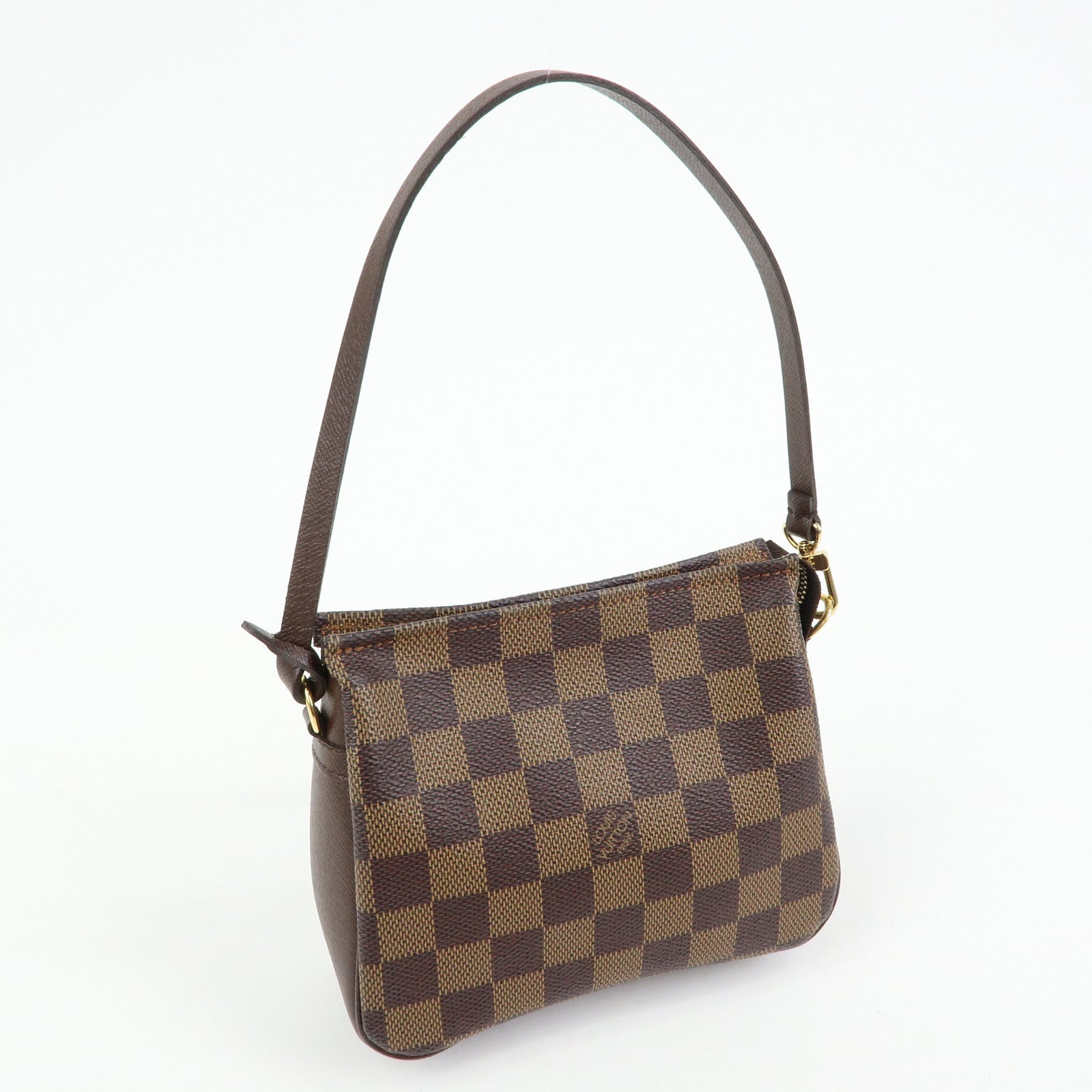 Louis Vuitton Damier Trousse Makeup Accessory Pouch Brown N51982