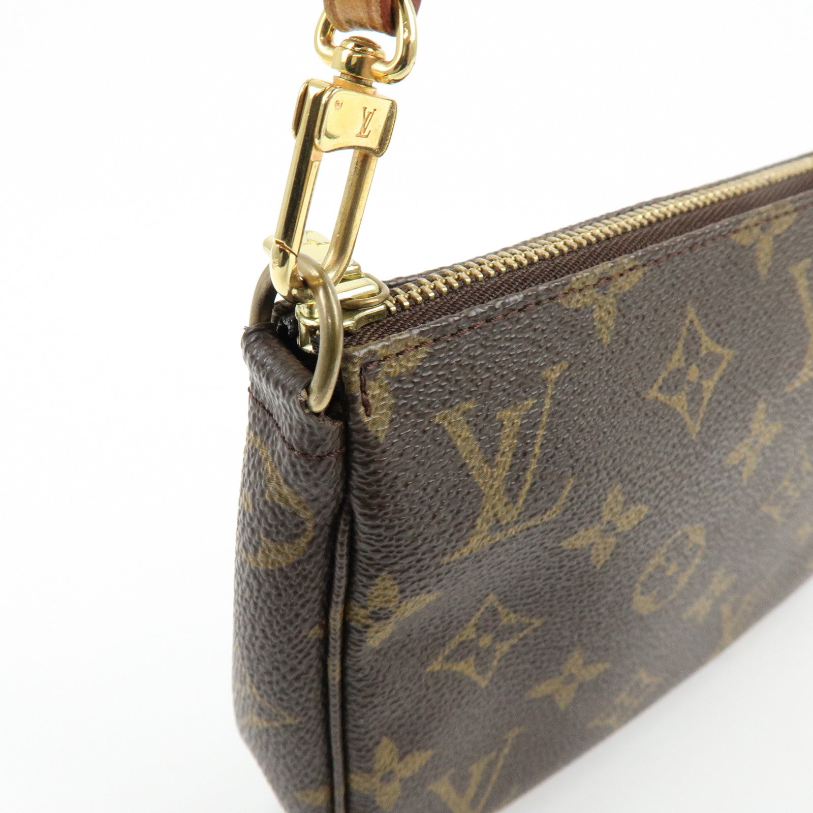 Louis Vuitton Monogram Pochette Accessoires Pouch Hand Bag M51980