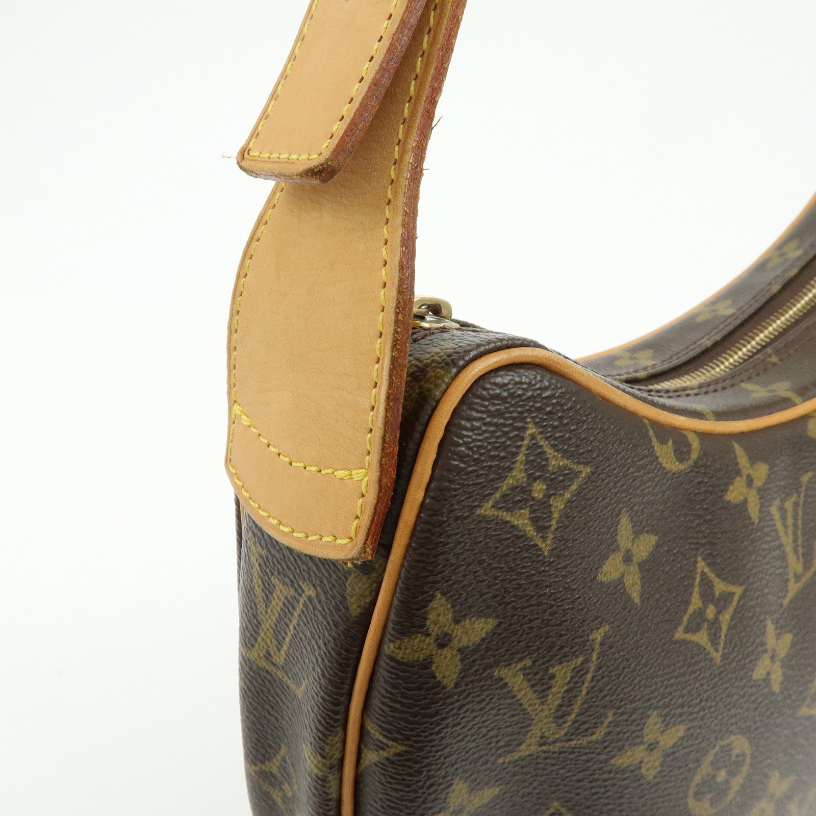 Louis Vuitton Monogram Croissant MM Shoulder Bag Brown M51512