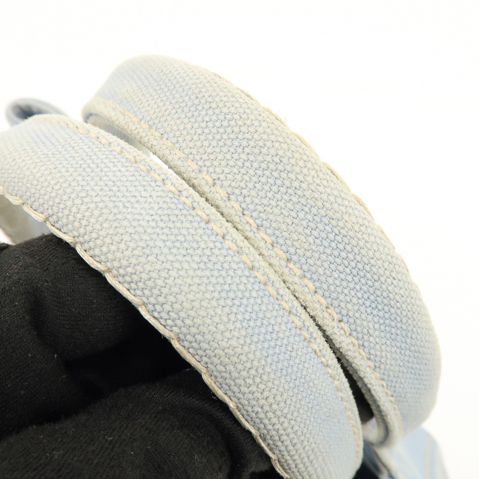 PRADA Canapa Mini Canvas 2Way Bag Hand Bag Light Blue 1BG439