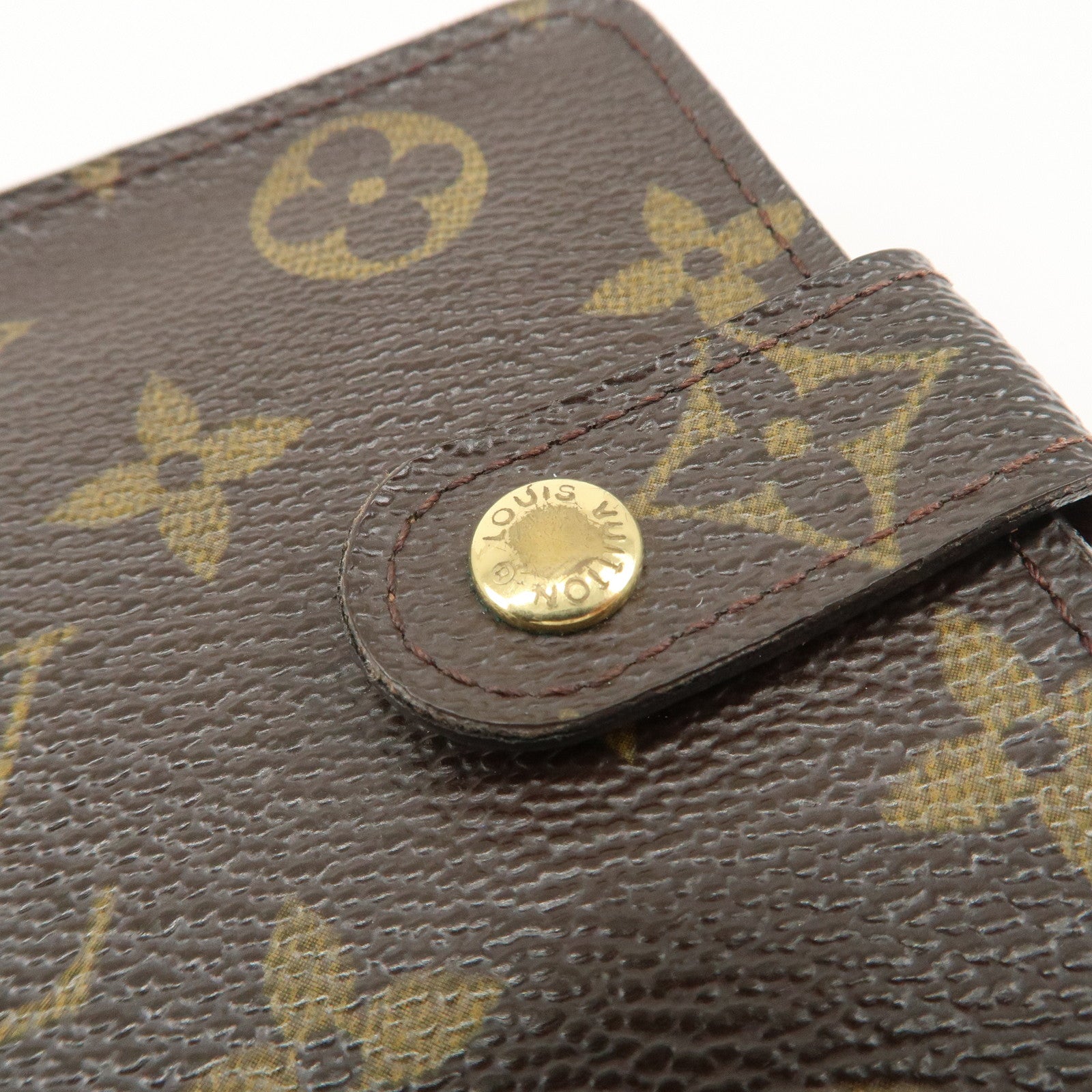 Louis Vuitton Monogram Canvas Compact Zippy Wallet Brown M61667