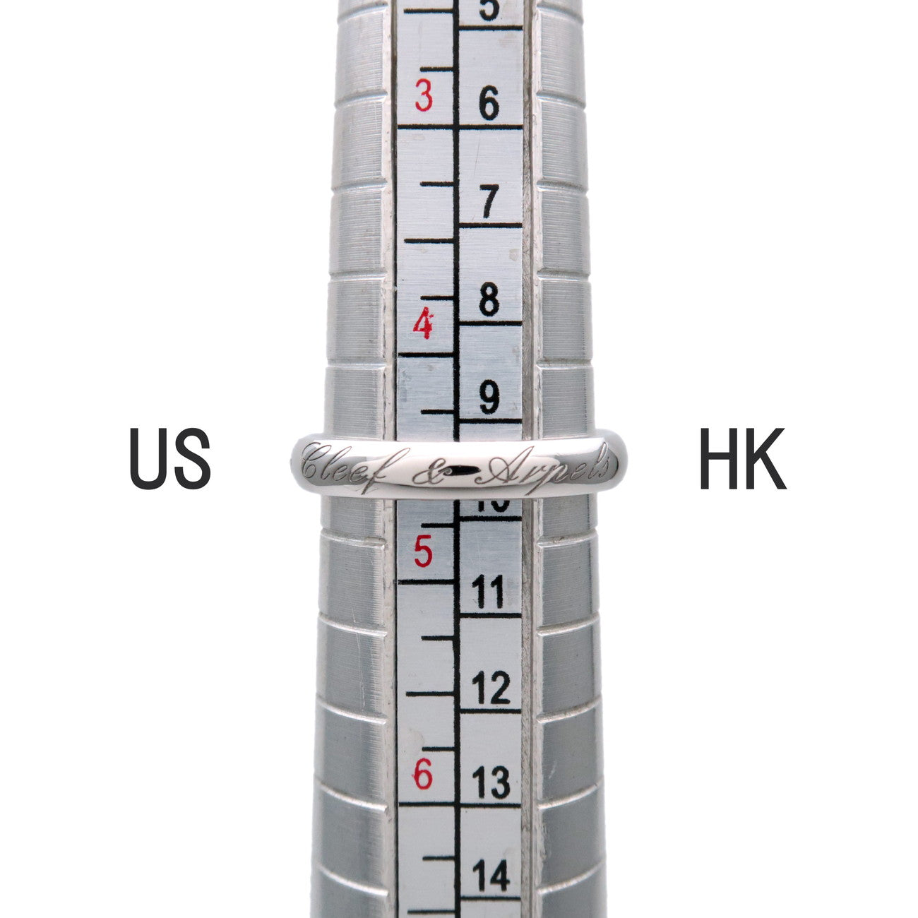 Van Cleef & Arpels Infini Signature Ring PT950 Platinum #48 US4.5