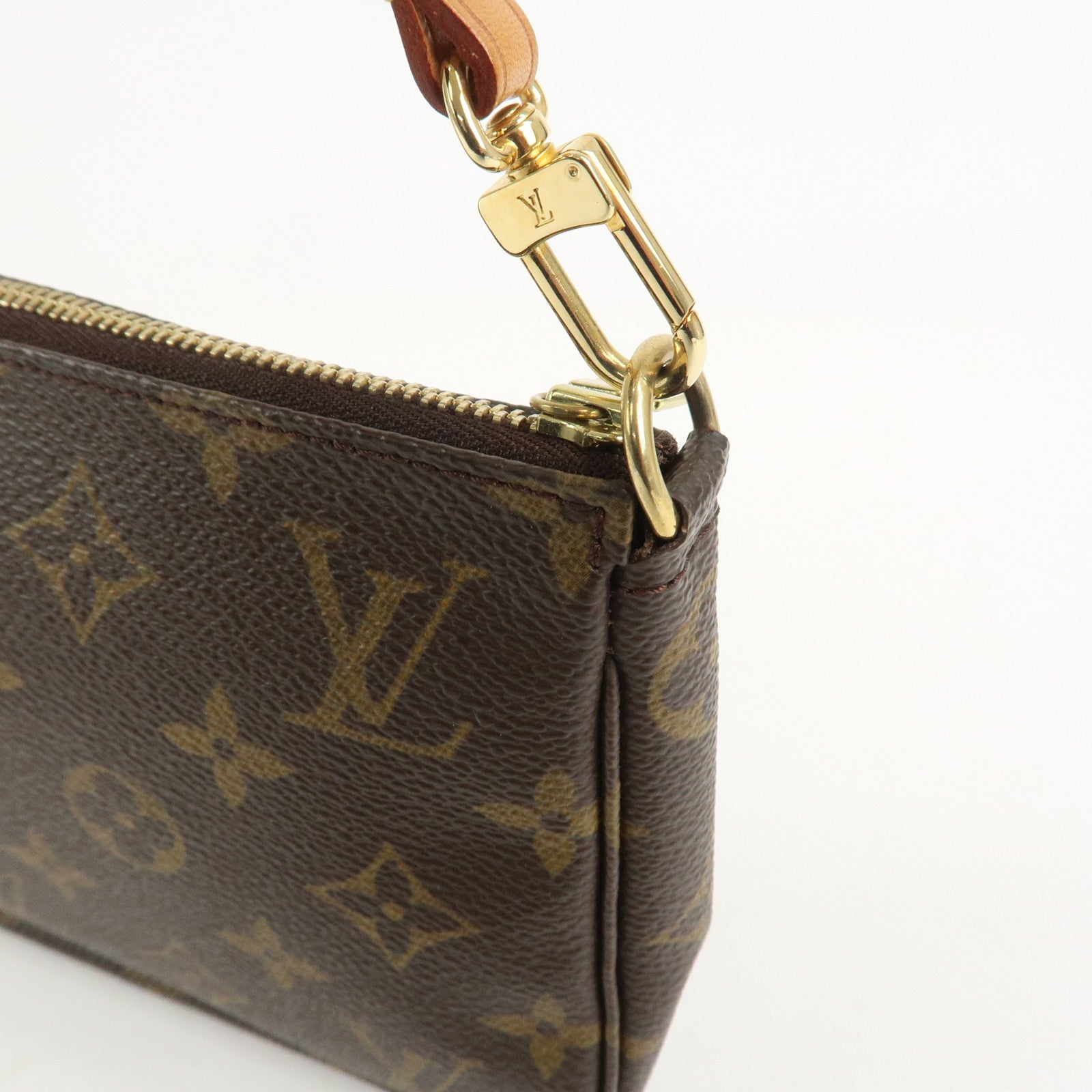 Louis Vuitton Monogram Pochette Accessoires Pouch Hand Bag M51980