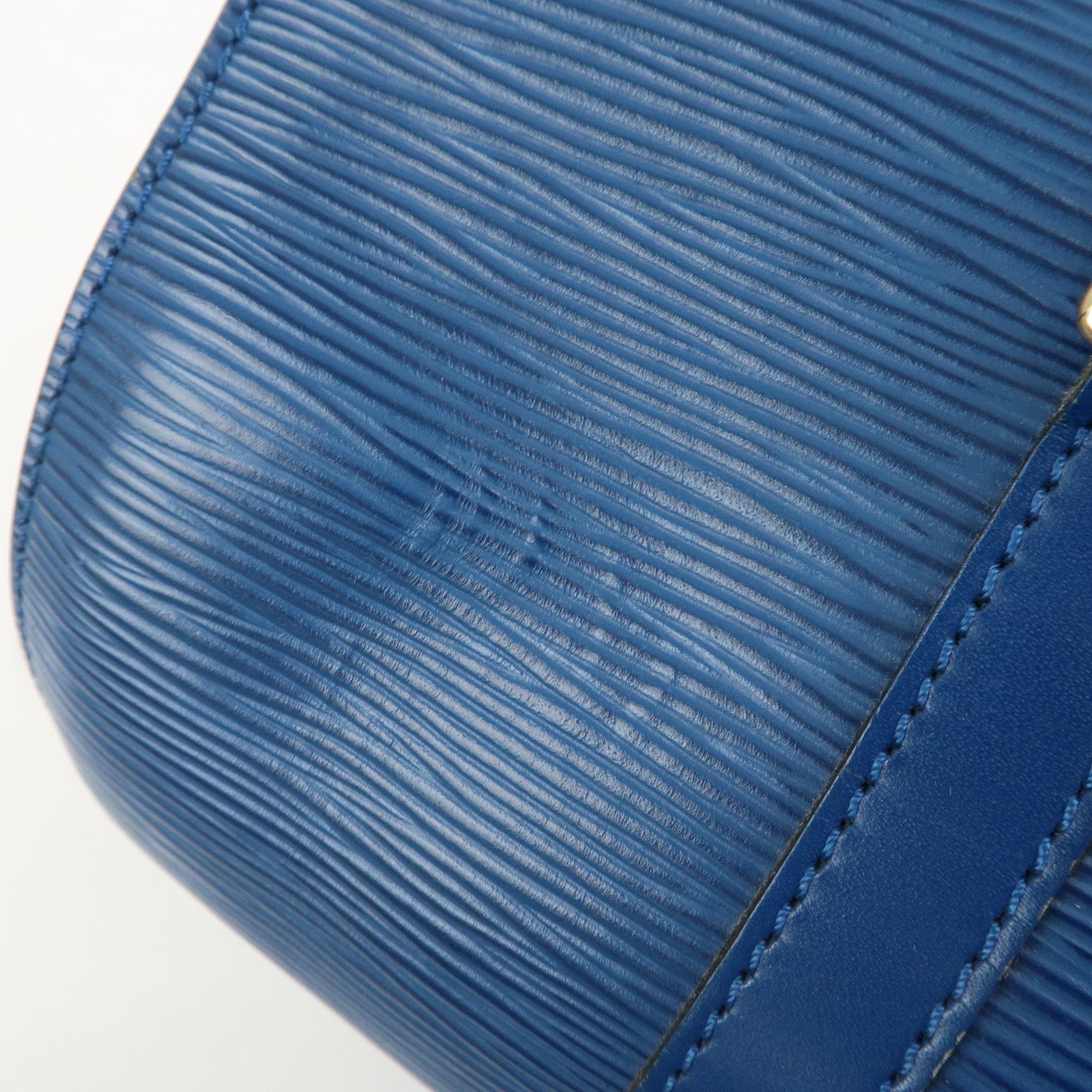 Louis Vuitton Epi Soufflot Shoulder Bag Hand Bag Toledo Blue M52225