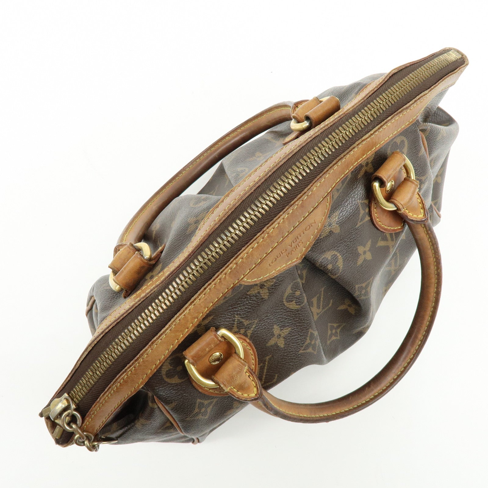 Louis Vuitton Monogram Tivoli PM Hand Bag Shoulder Bag Brown M40143