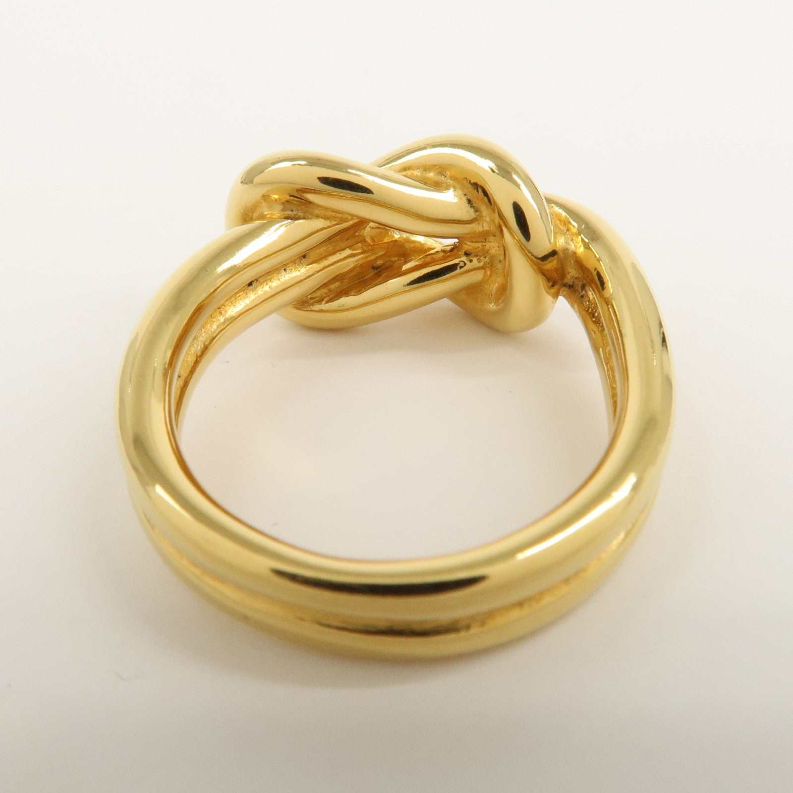 HERMES Atame Metal Scarf Ring Scarf Charm Gold