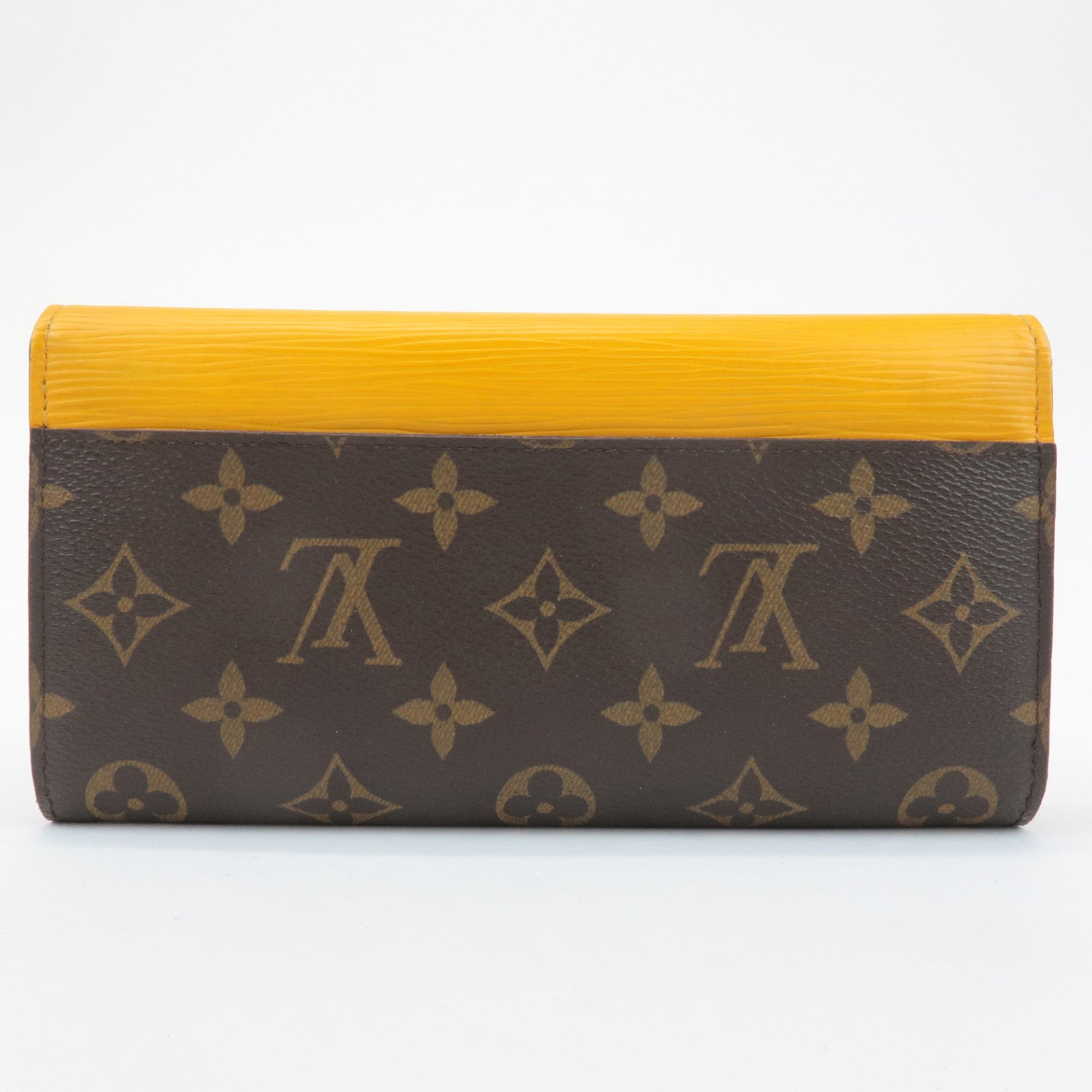 Louis Vuitton Monogram Epi Portefeuille Marie Louron Yellow M60506 Used