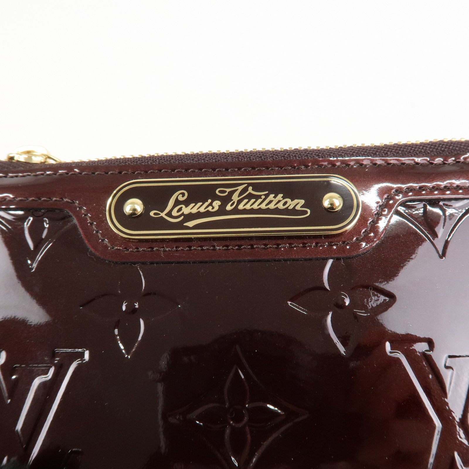 UsedLouis Vuitton Vernis Pochette Cles Coin Case Amarante M93557
