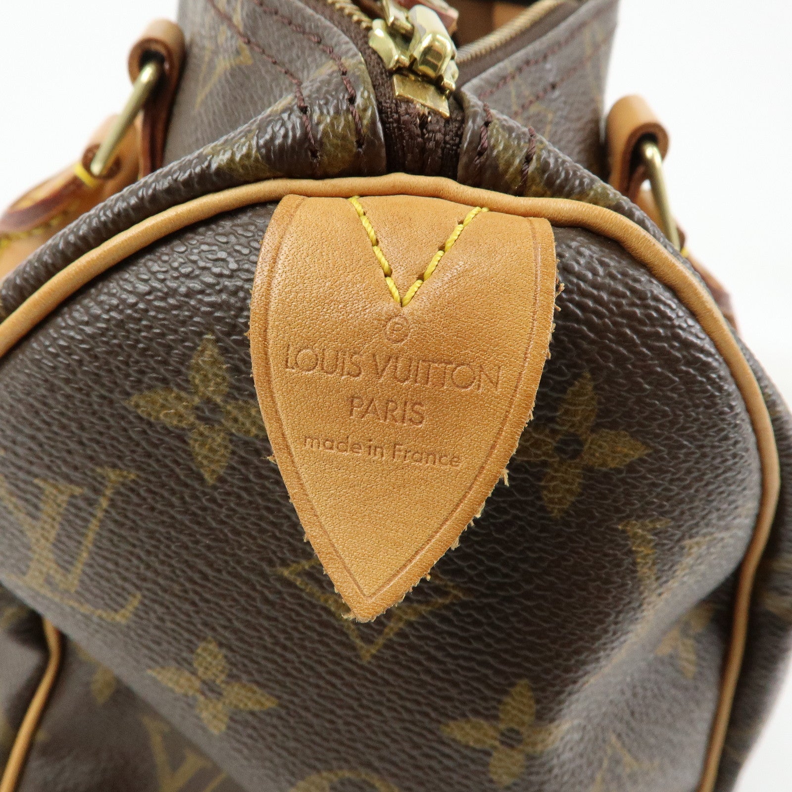 Louis Vuitton Monogram Speedy 25 Boston Bag Hand Bag Brown M41528