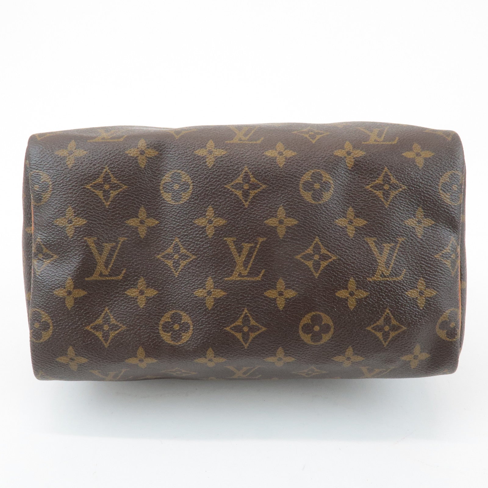 Louis Vuitton Monogram Speedy 25 Hand Bag Boston Bag Brown M41528 Used