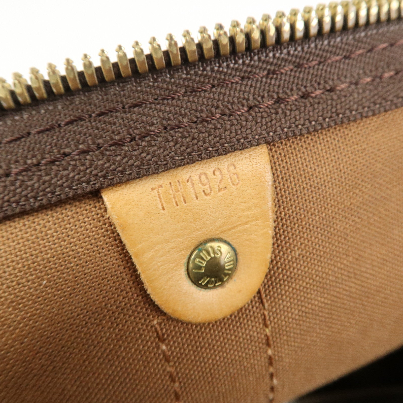 Louis Vuitton Monogram Keep All 60 Boston Bag Brown M41422