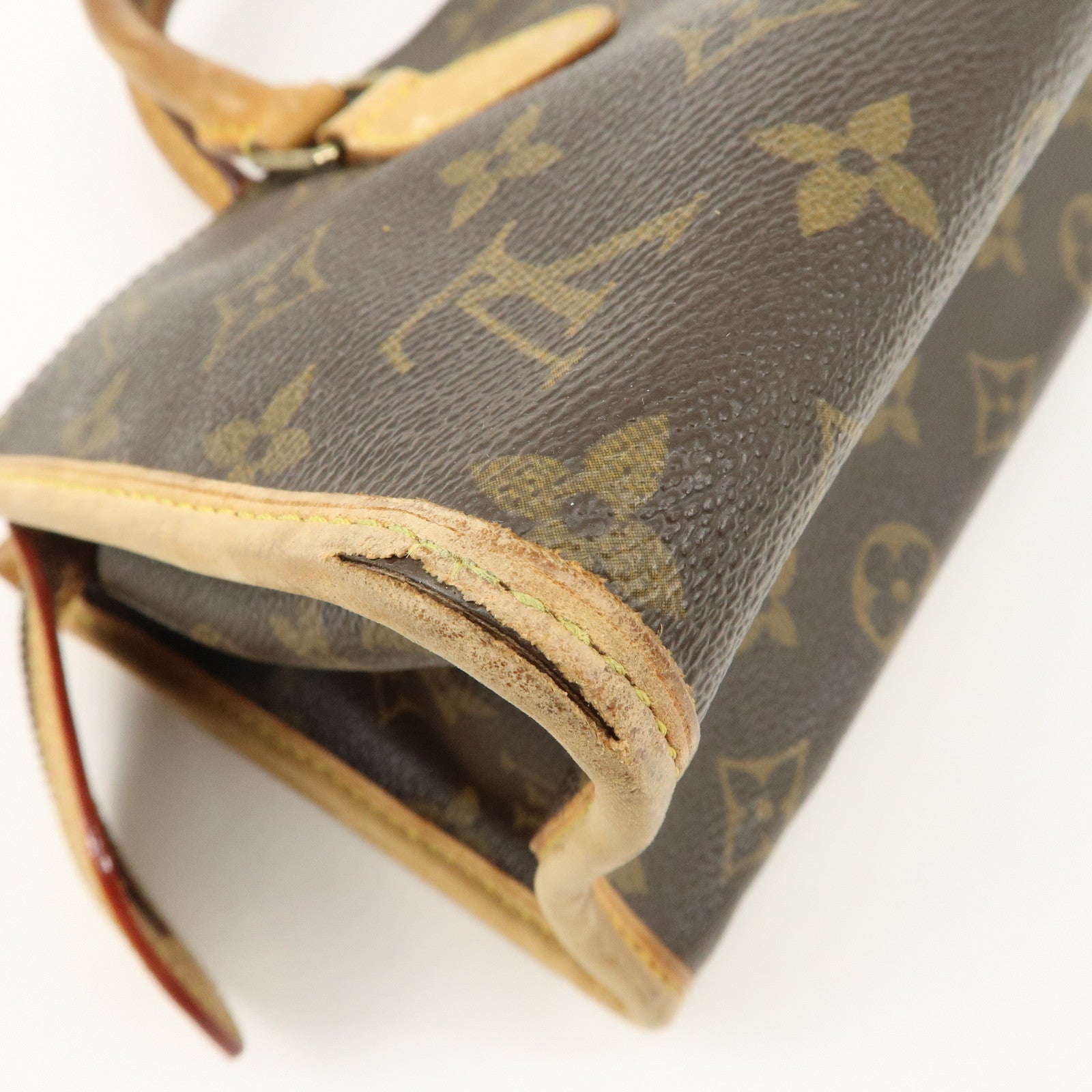 Louis Vuitton Monogram Popincourt Hand Bag Brown M40009 Used