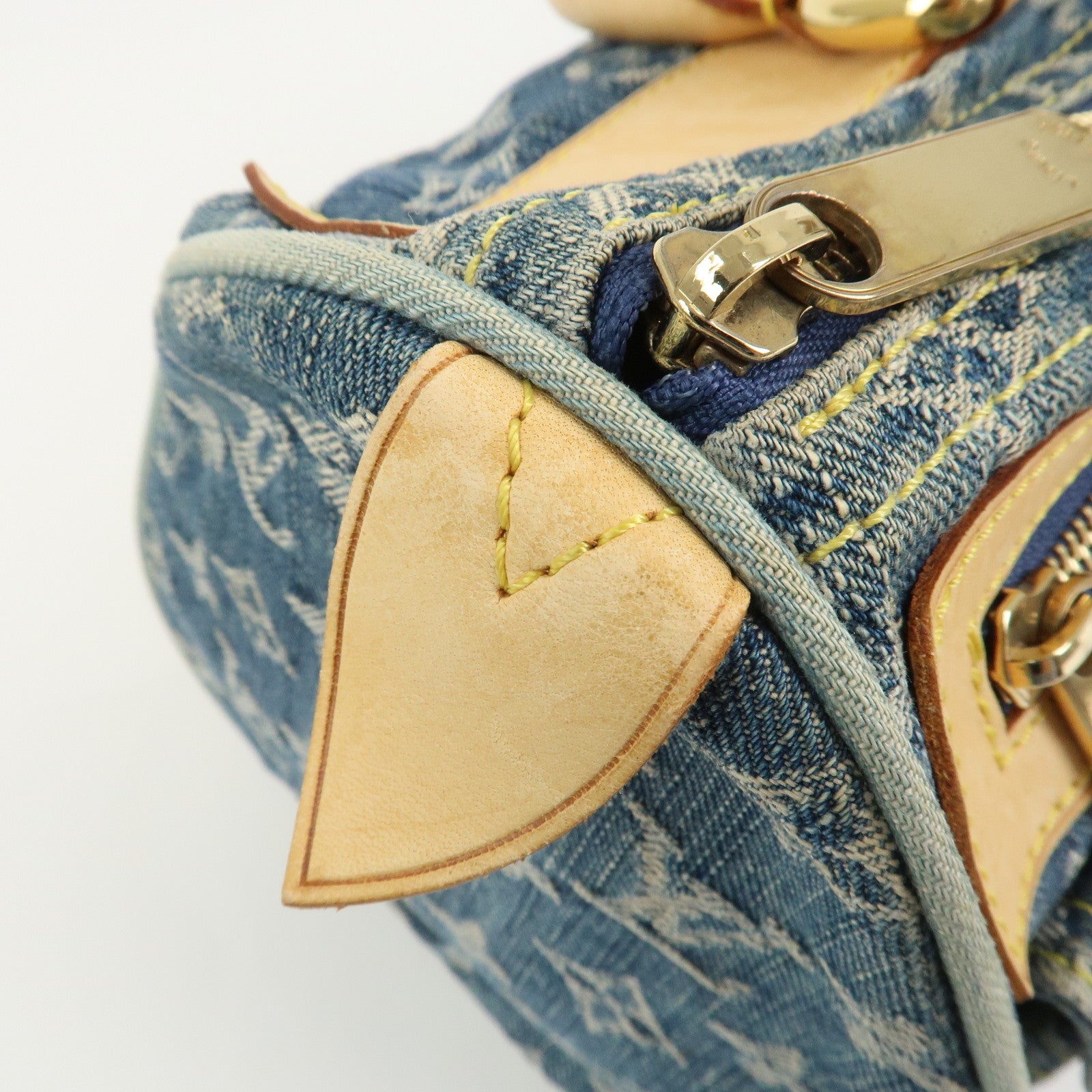 Louis Vuitton Monogram Denim Neo Speedy Boston Bag Blue M95019