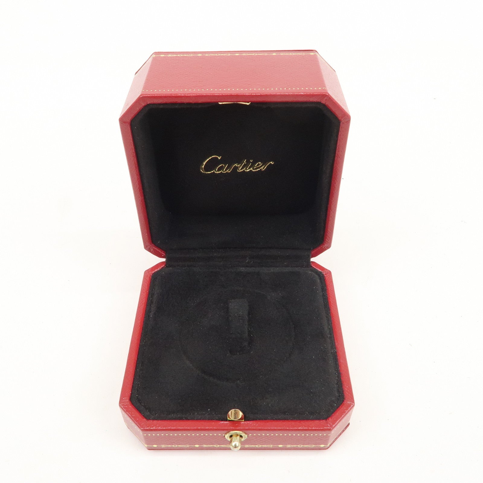 Cartier Set of 5 Jewelry Boxes Ring Boxes Red Gold
