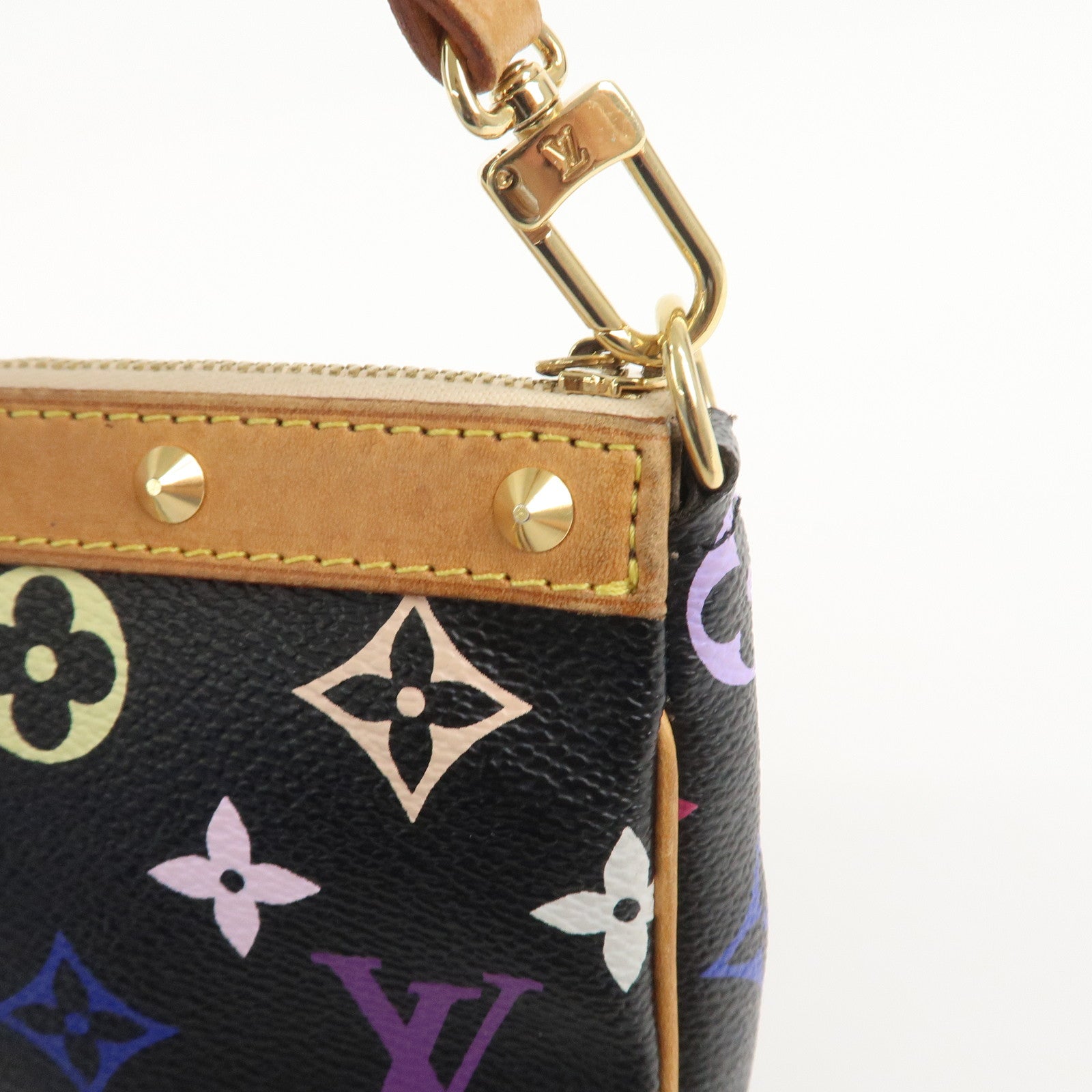 Louis Vuitton Monogram Pochette Accessoires Multicolor Noir M92648