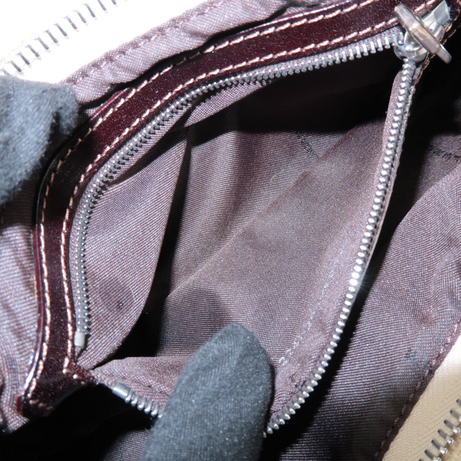 FENDI Zucca Waist Pouch Crossbody Bag Beige Brown 26685 Used