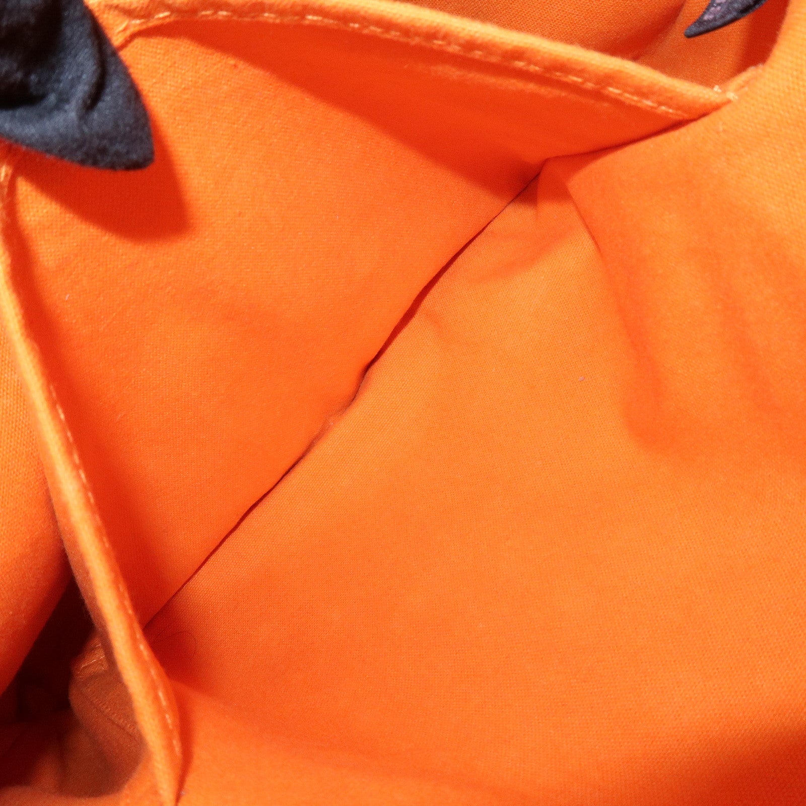 HERMES Fourre Tout Cabas Canvas Hawaii Limited Tote Bag Orange