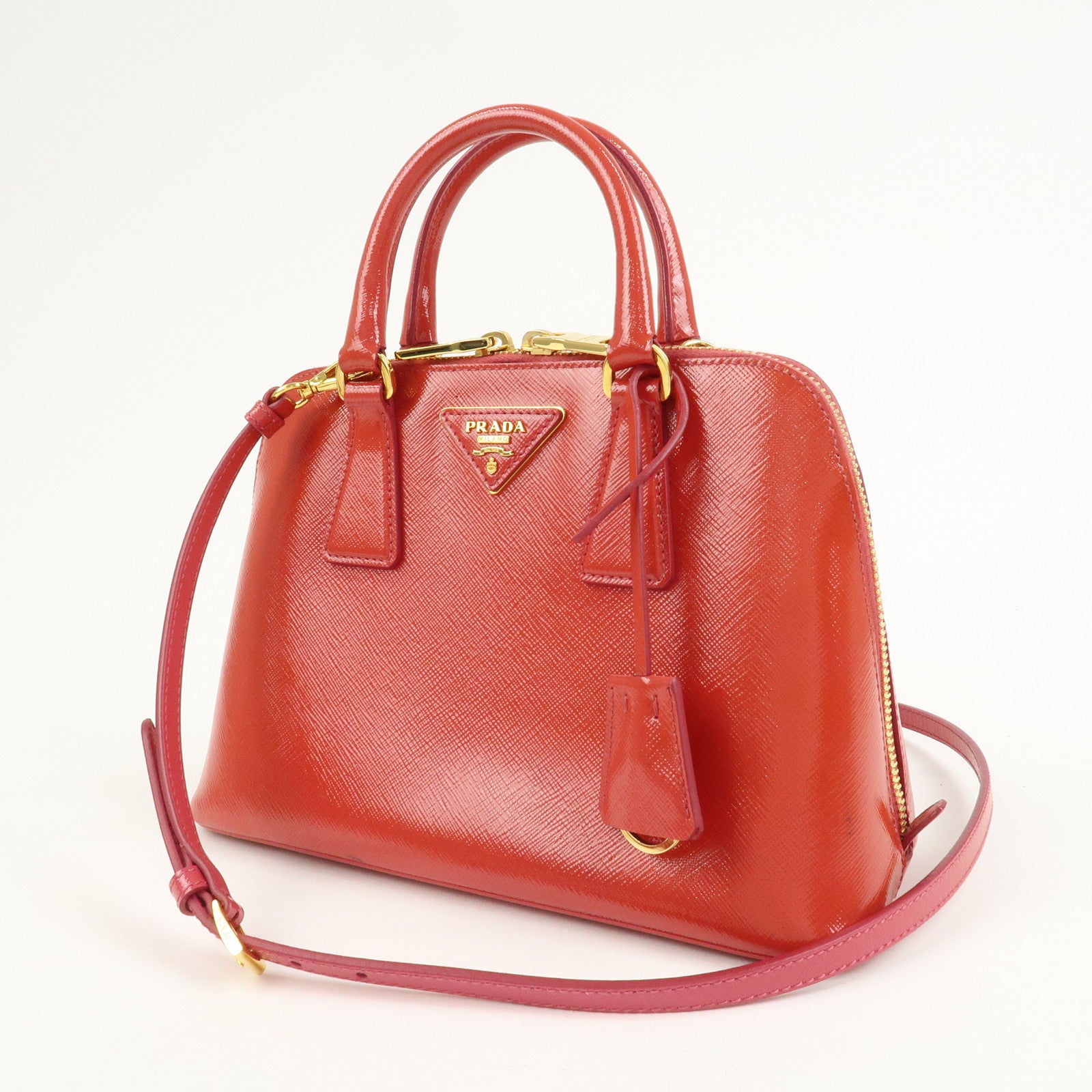 PRADA Promenade Small Saffiano 2Way Hand Shoulder Bag BL0838
