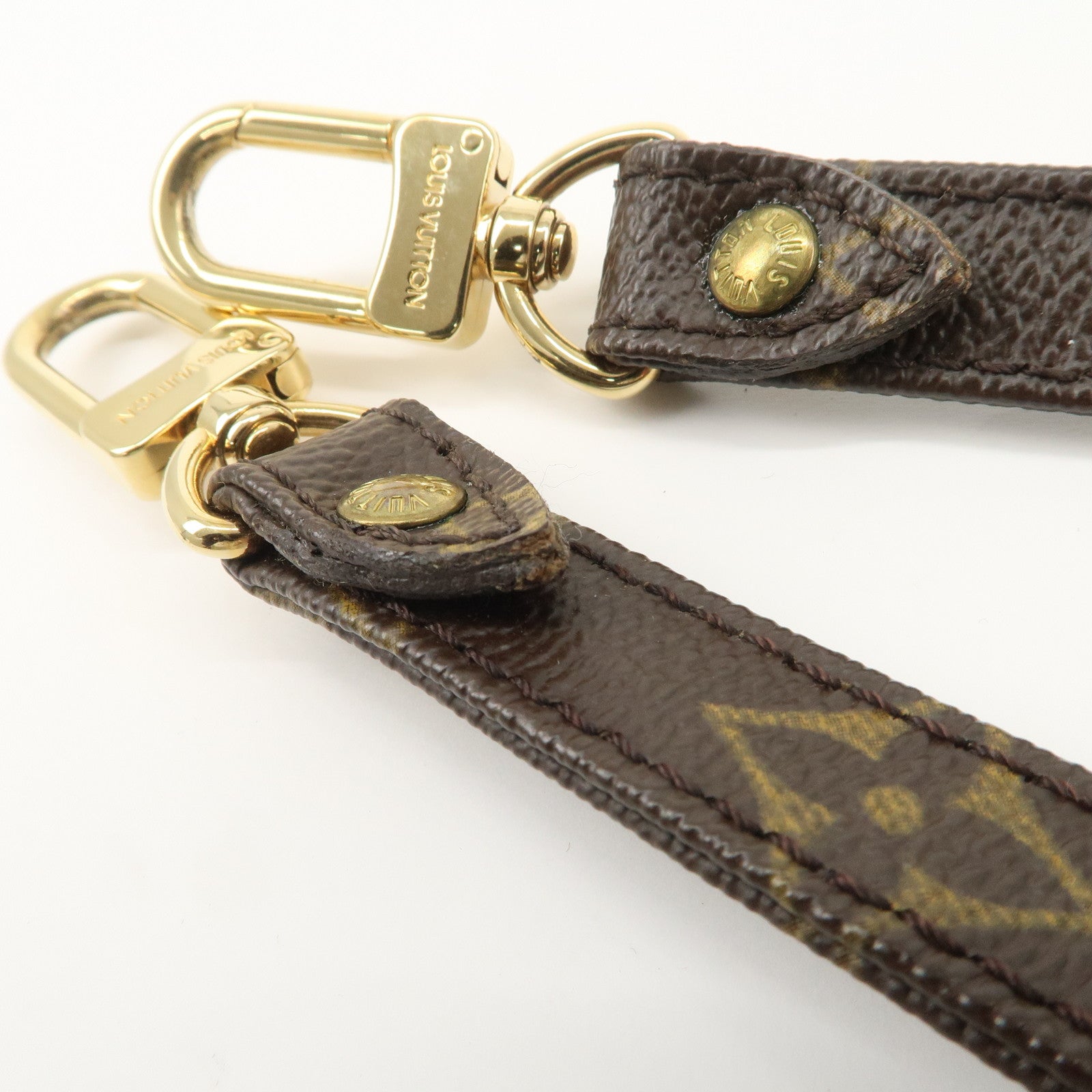 Louis Vuitton Monogram Canvas Shoulder Strap 120cm J52315 Used