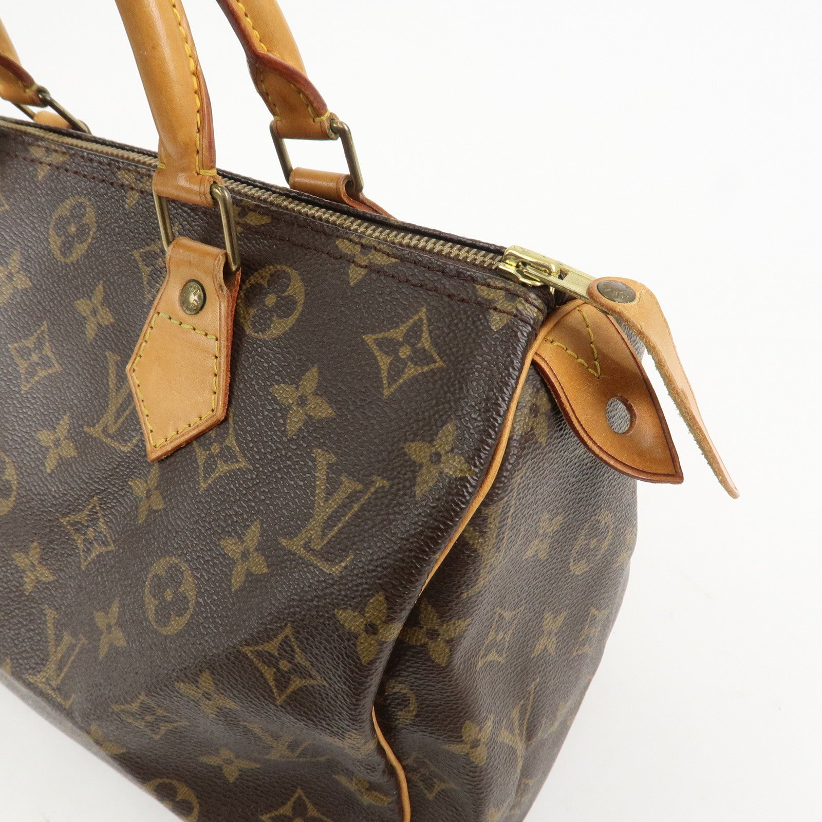 Louis Vuitton Monogram Speedy 30 Boston Bag Hand Bag Brown M41526