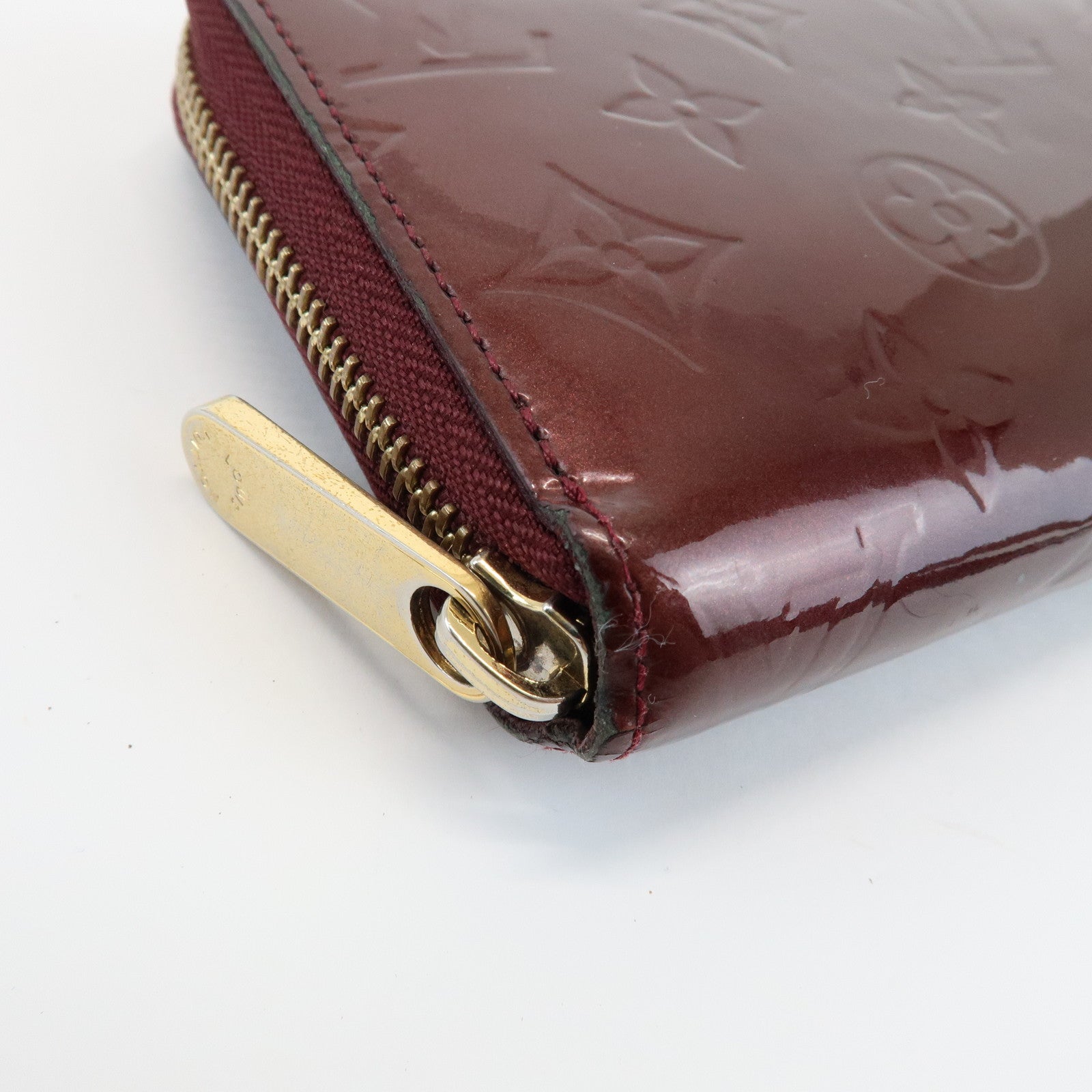 Louis Vuitton Monogram Vernis Leather Set of 2 Wallet M91532/M91536