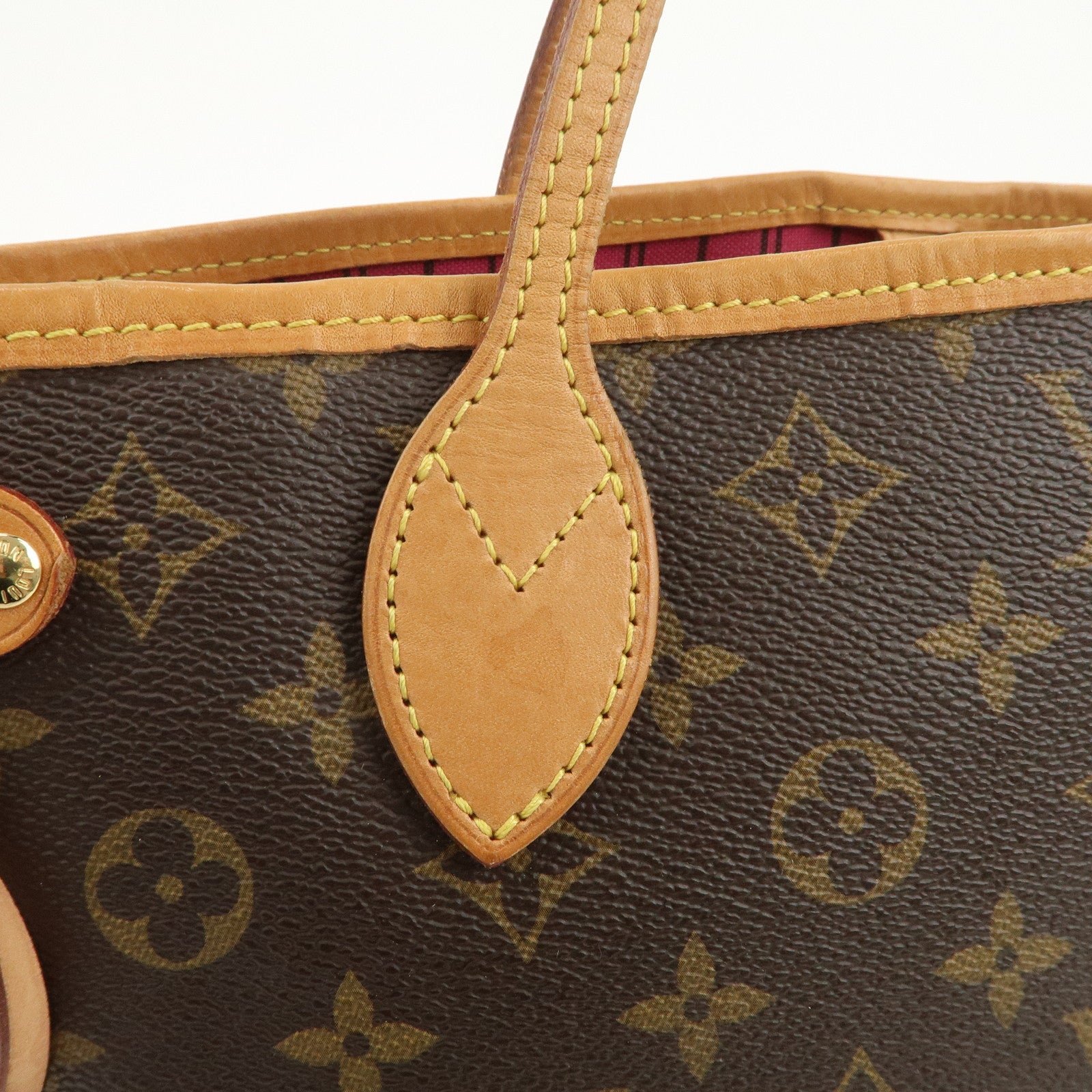 Louis Vuitton Monogram Neverfull PM Tote Bag Brown M41245