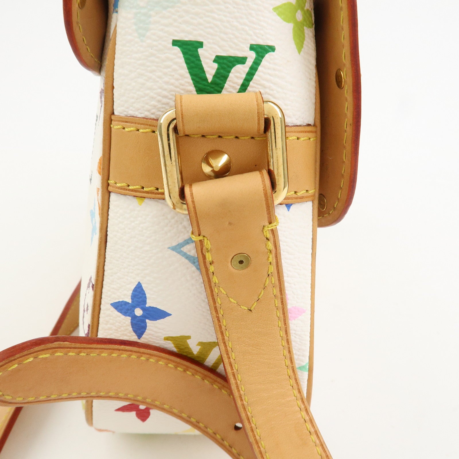Louis Vuitton Monogram Multicolor Sologne Shoulder Bag Blanc M92661
